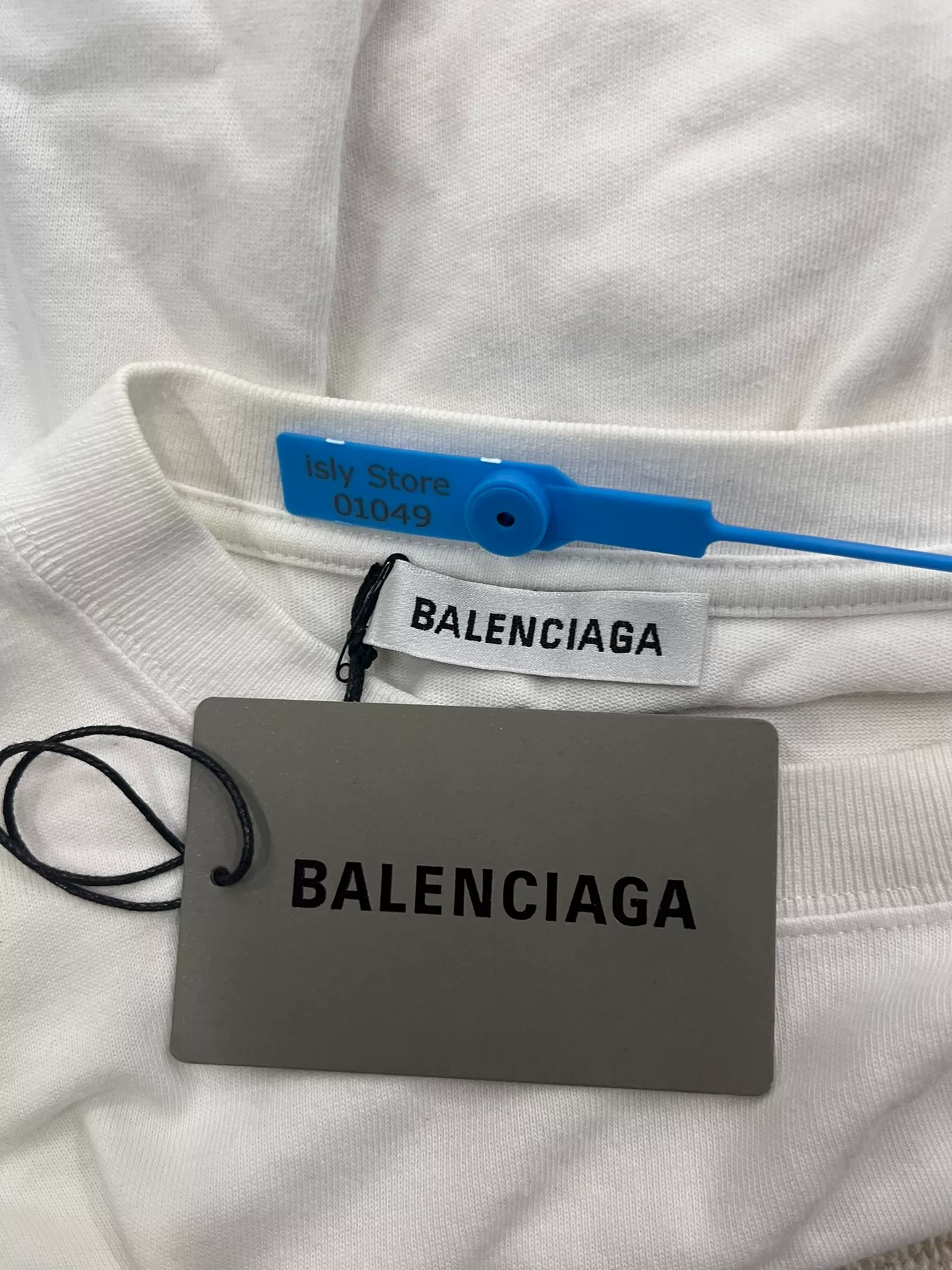 Balenciaga GW GYMWEAR Short-Sleeve T-Shirt — back