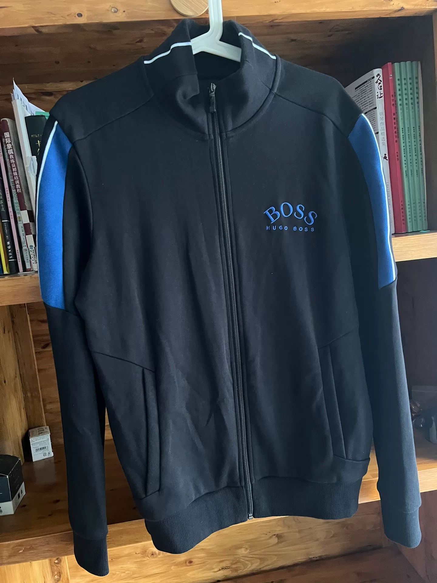 Boss Black Cotton Jacket — front