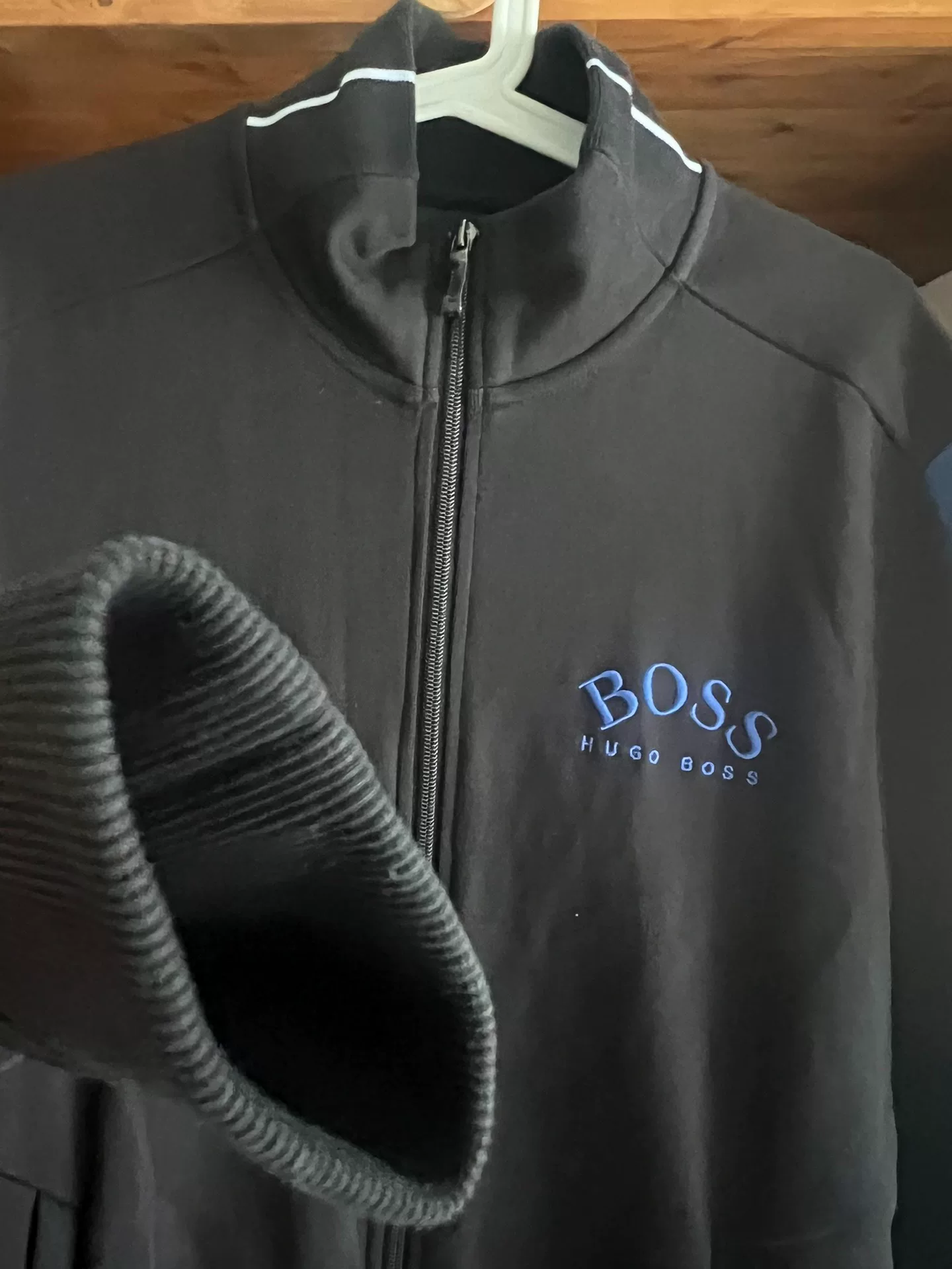 Boss Black Cotton Jacket — back