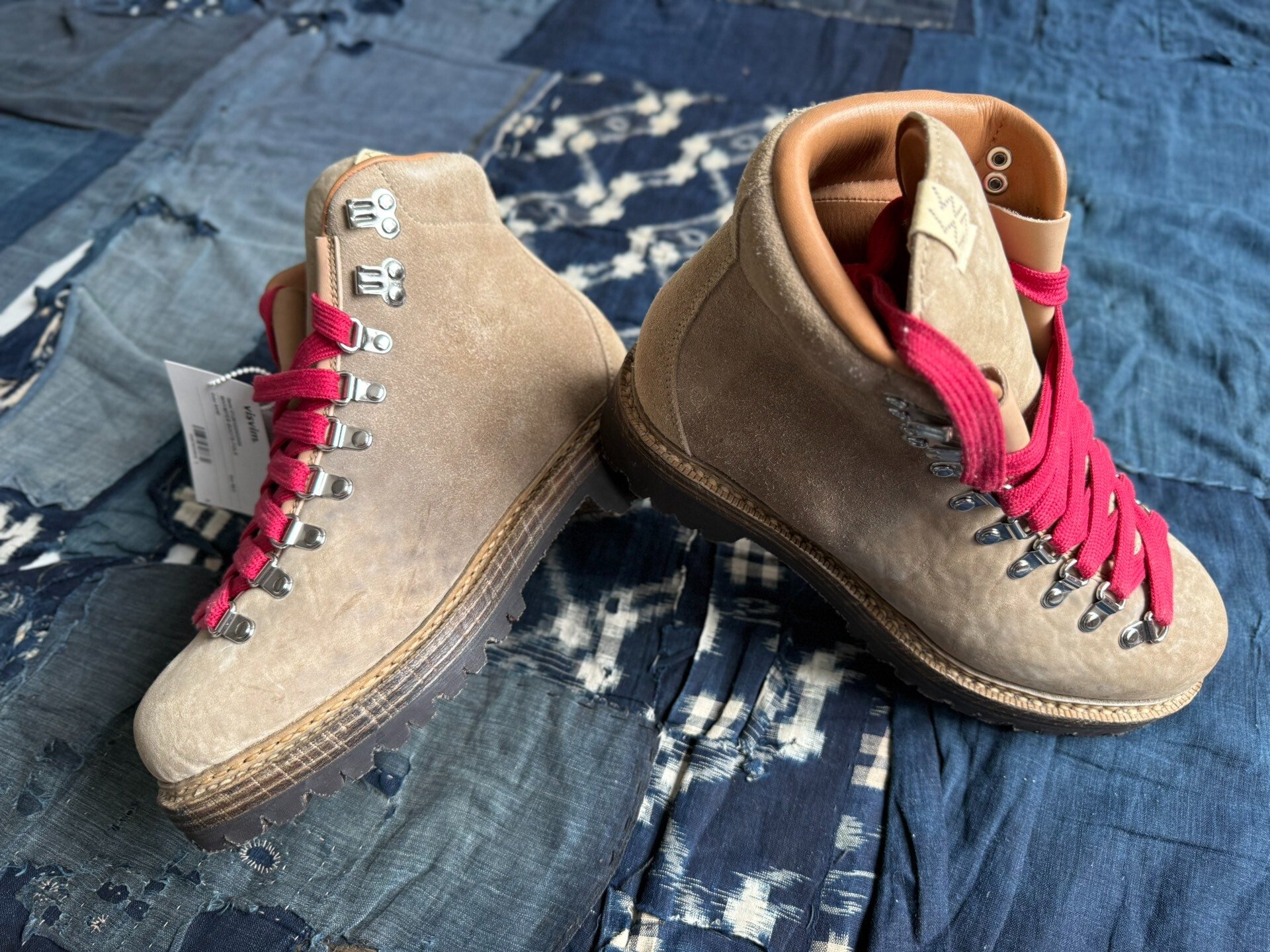 VISVIM 26SS WHYMPER Folk Hiking Boots — front