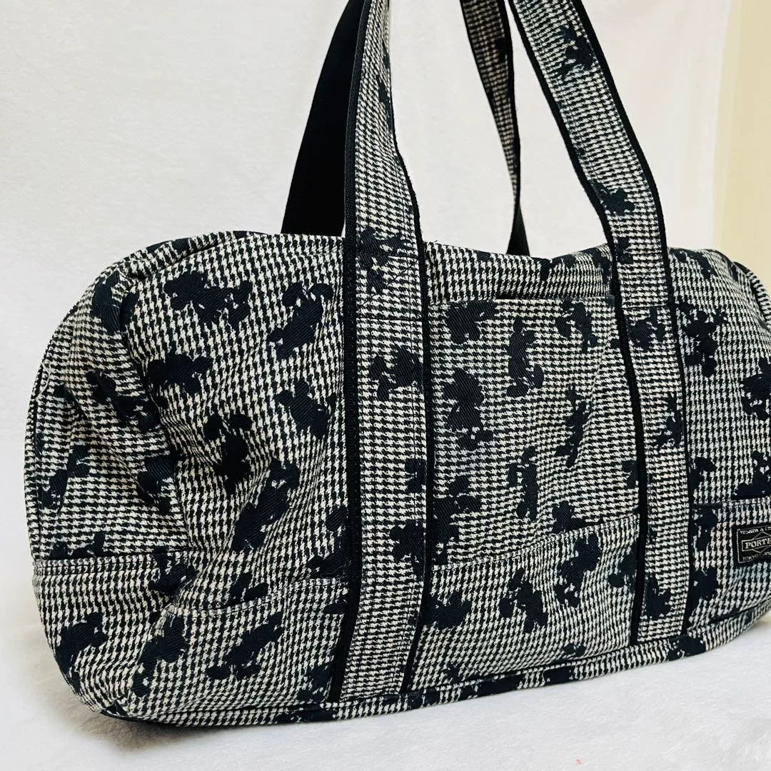 PORTER x BEAMS x Disney Boston Bag — front