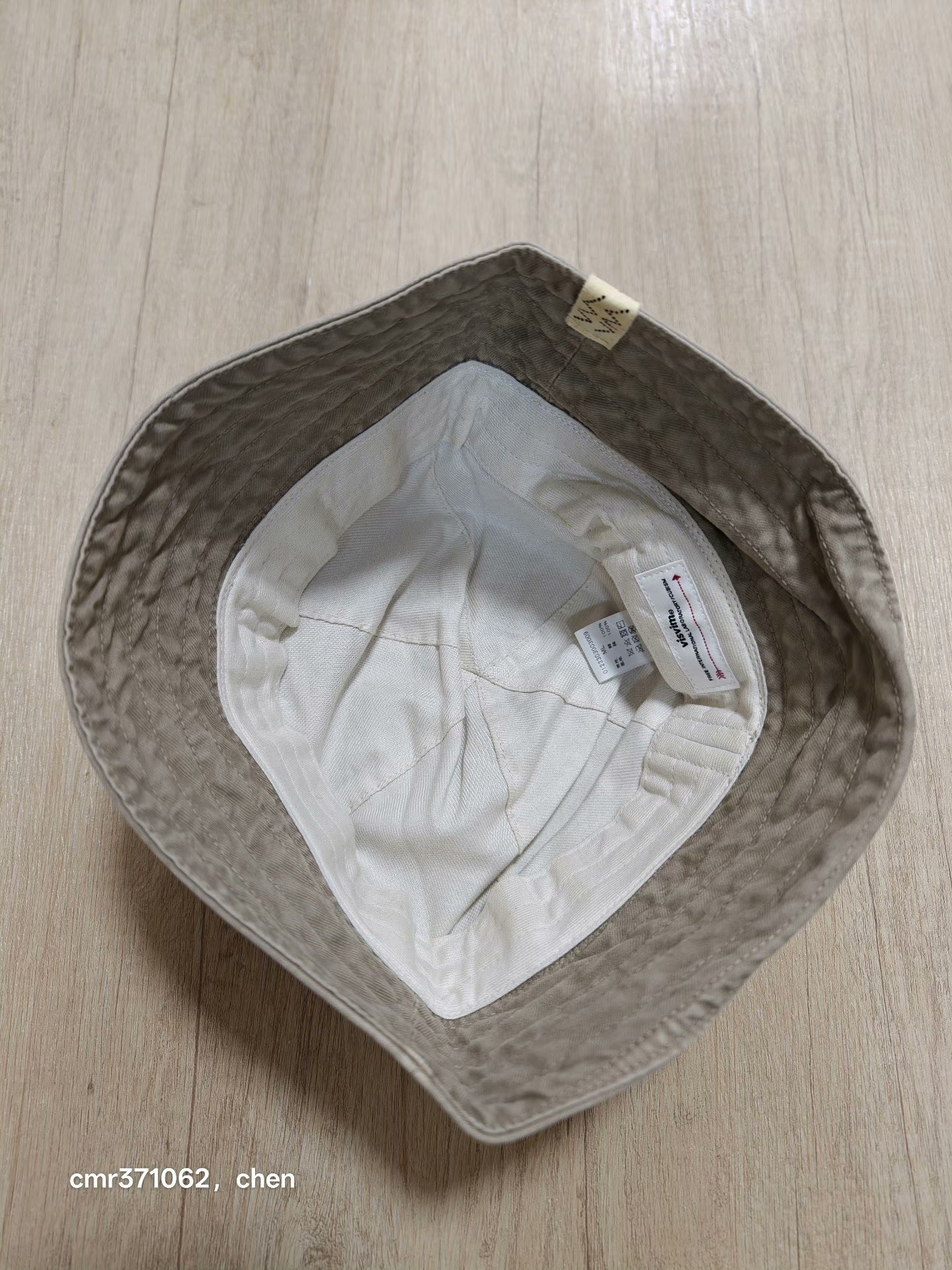 VISVIM 23SS SPOT BUCKET CAP DMGD — back