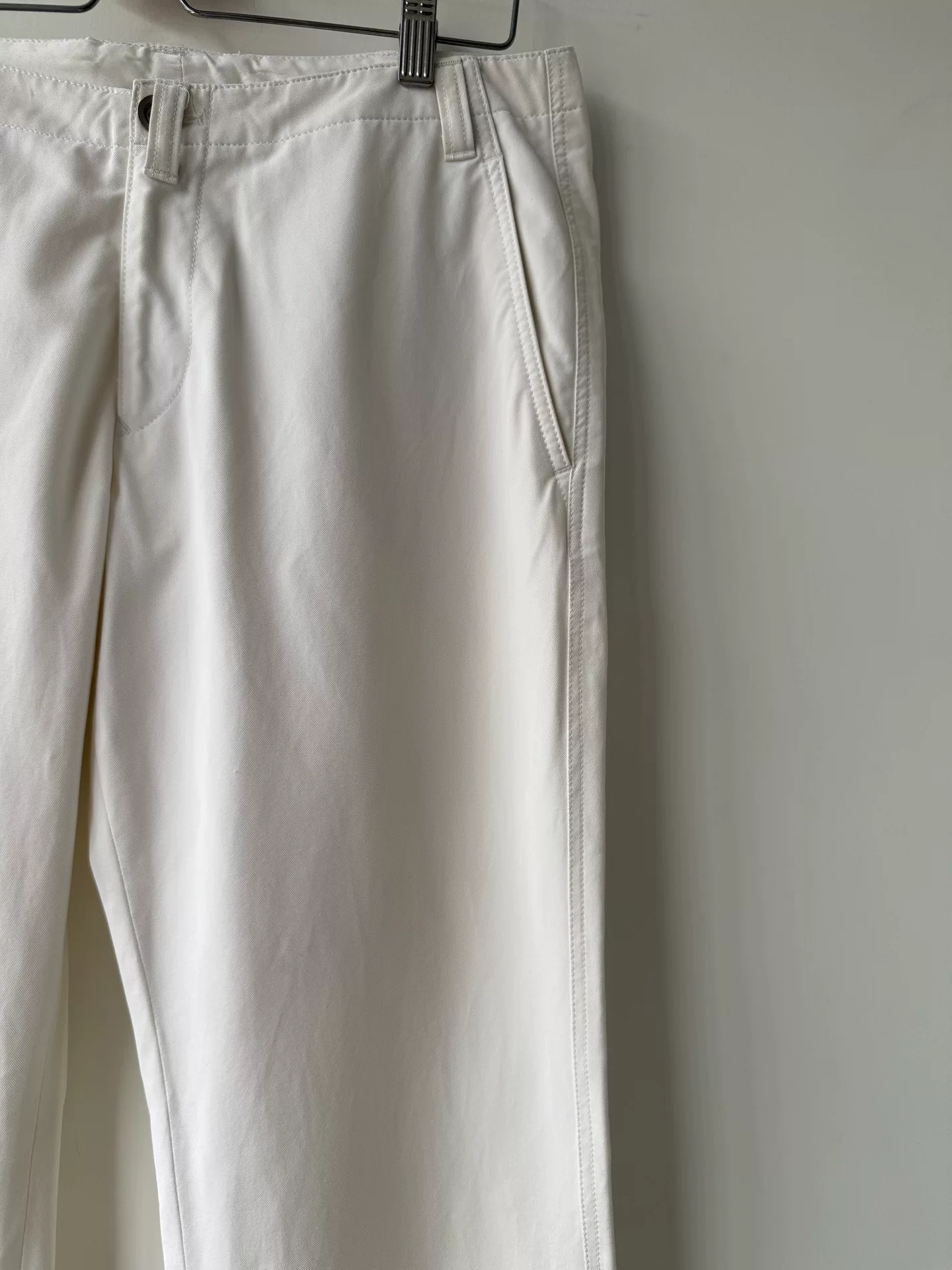 Jean Paul Gaultier 90s Low-Waist Straight Pants — back