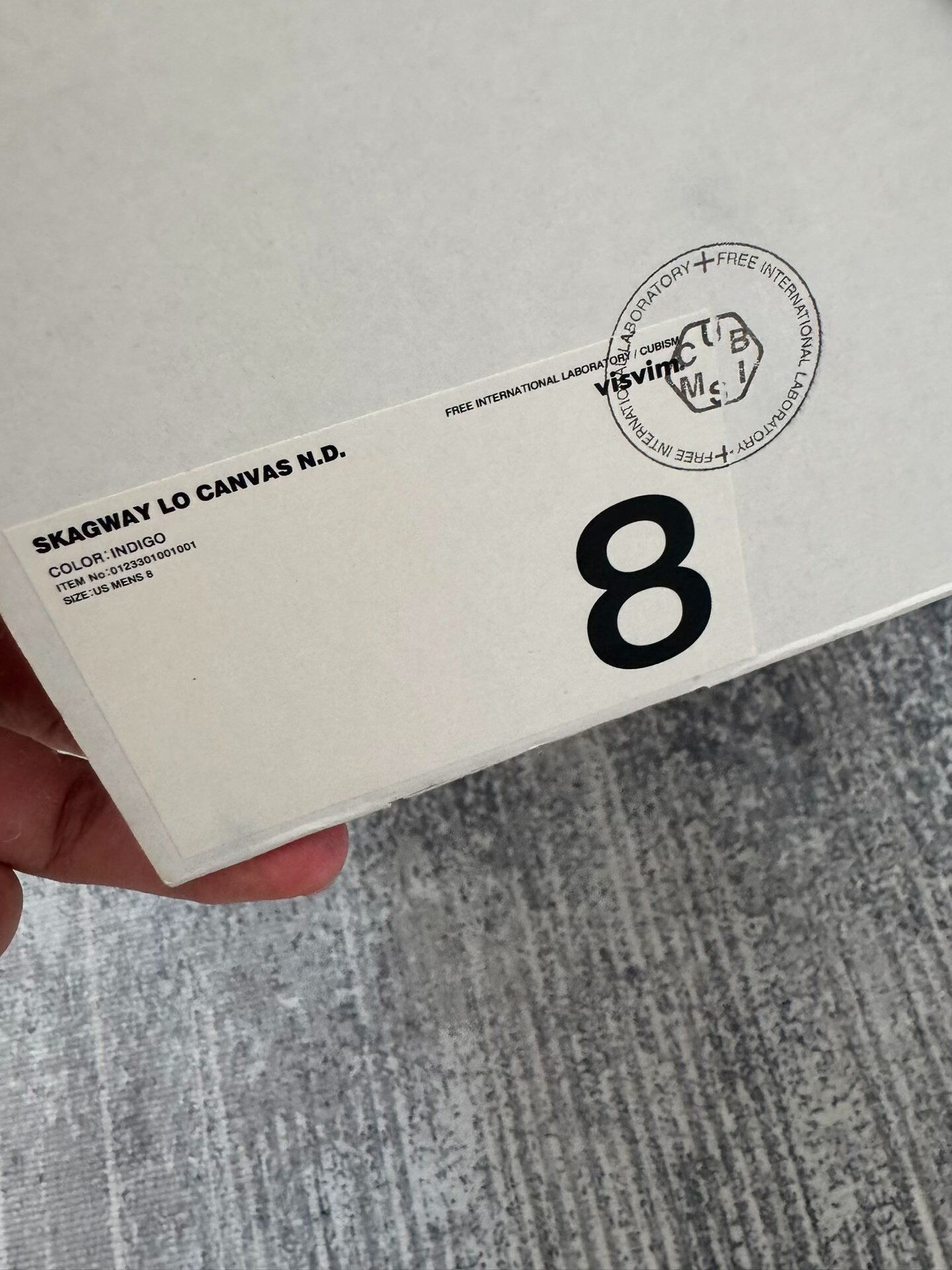 VISVIM 23SS SKAGWAY HI CANVAS — back