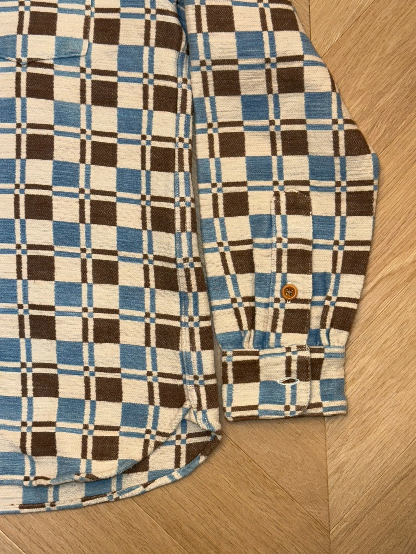 Visvim 16AW Wally Indigo Check Shirt — back