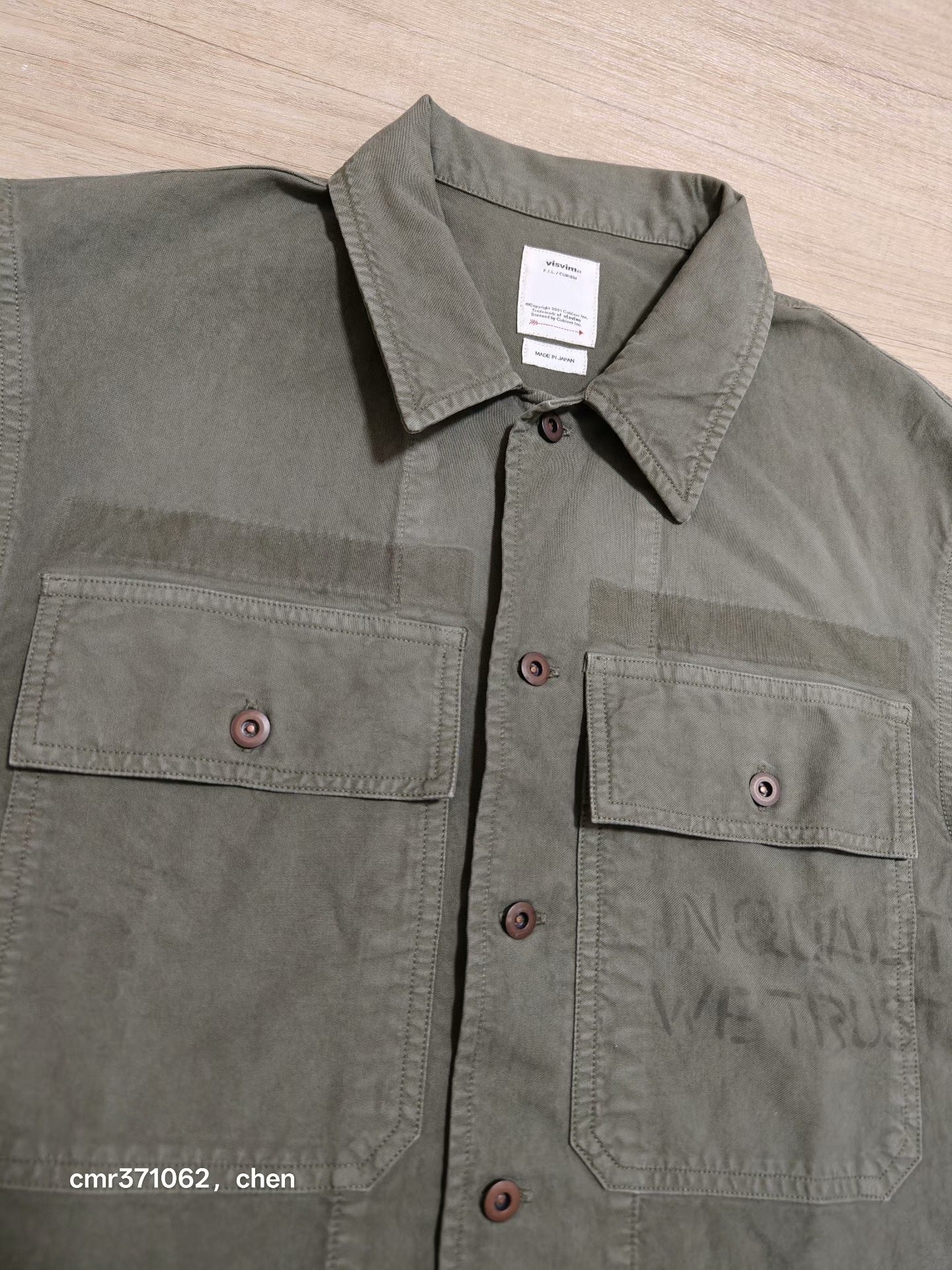 VISVIM 22SS CARDWELL SHIRT L/S — back