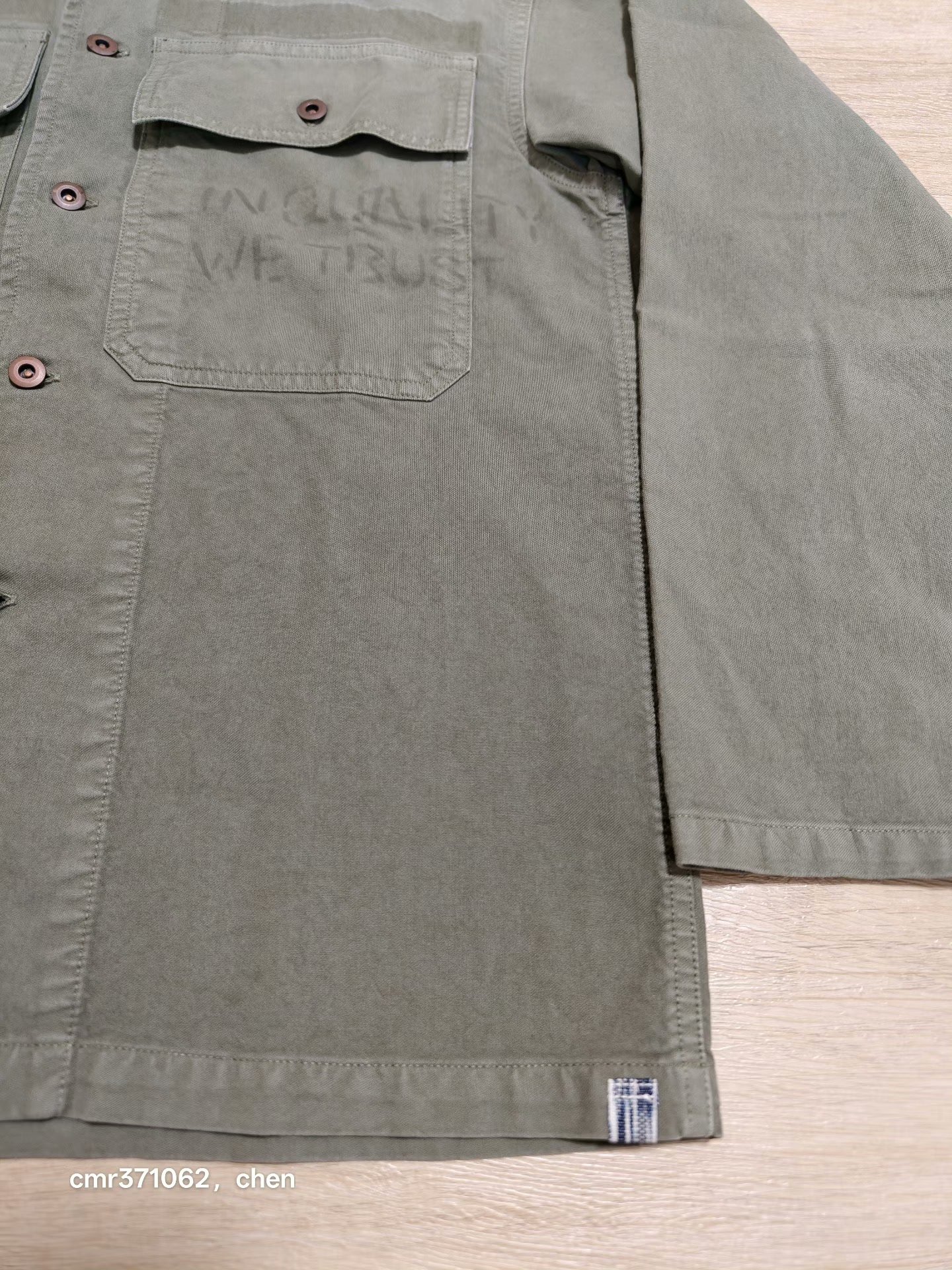 VISVIM 22SS CARDWELL SHIRT L/S — label