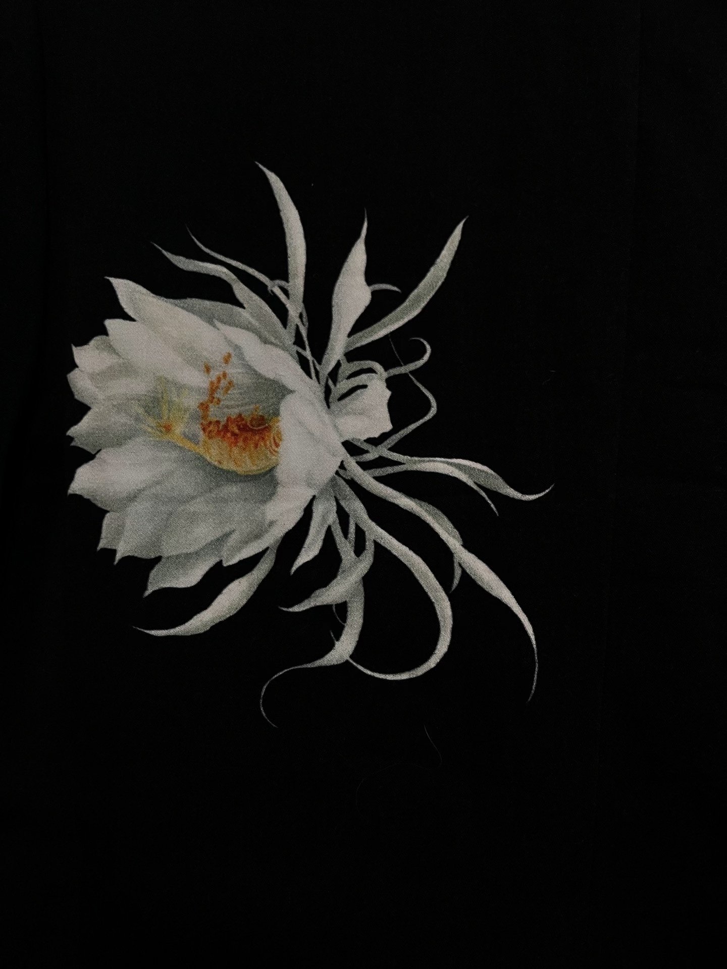 Yohji Yamamoto 07AW Flower Print Suit — detail
