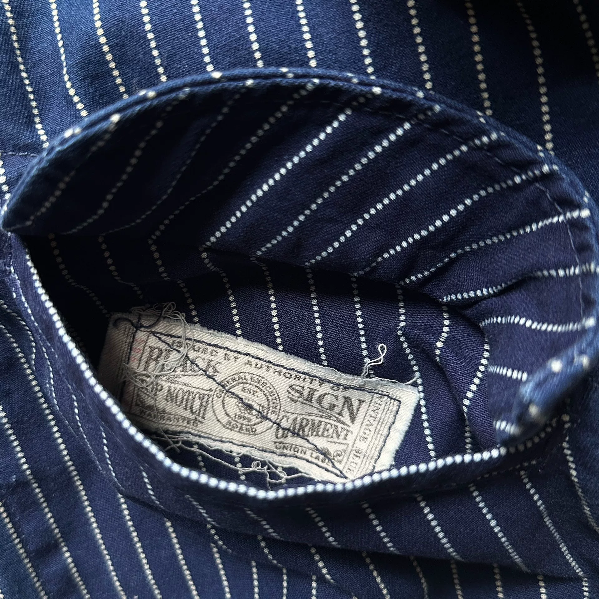 Black Sign Discharge Print Short Jacket — detail