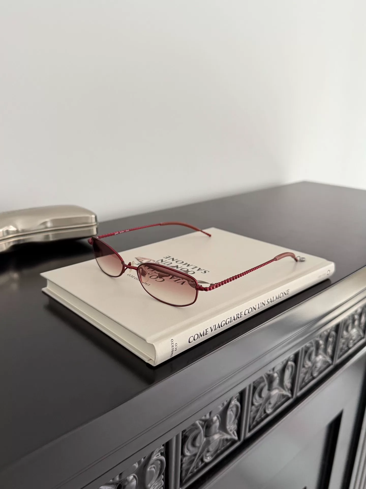 Jean Paul Gaultier Red Frame Sunglasses