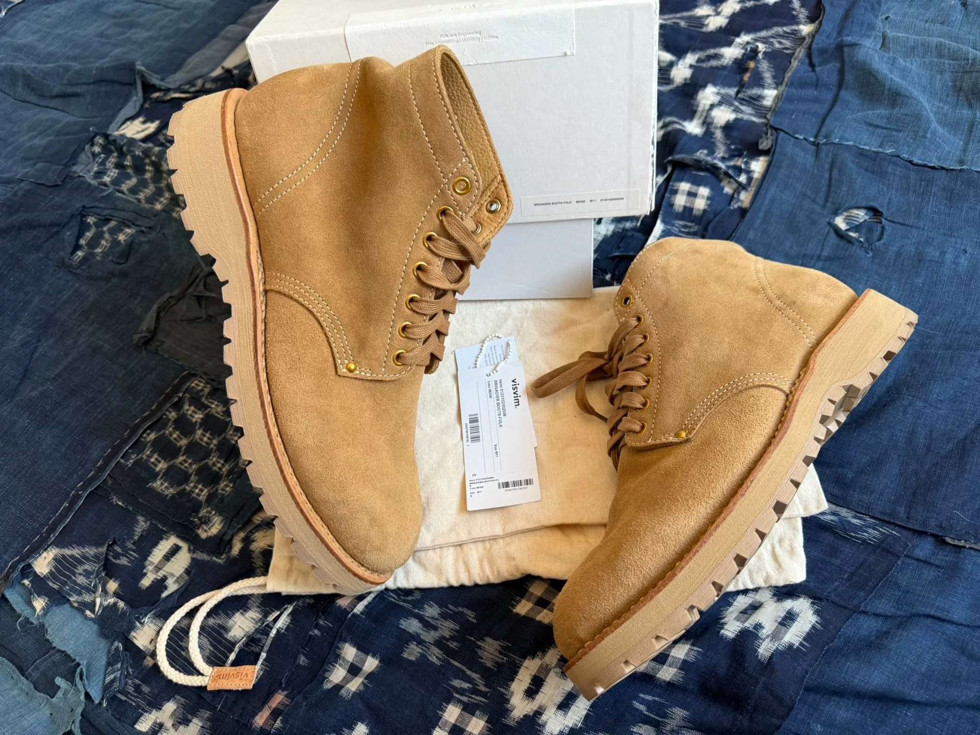 VISVIM 23SS BRIGADIER BOOTS FOLK