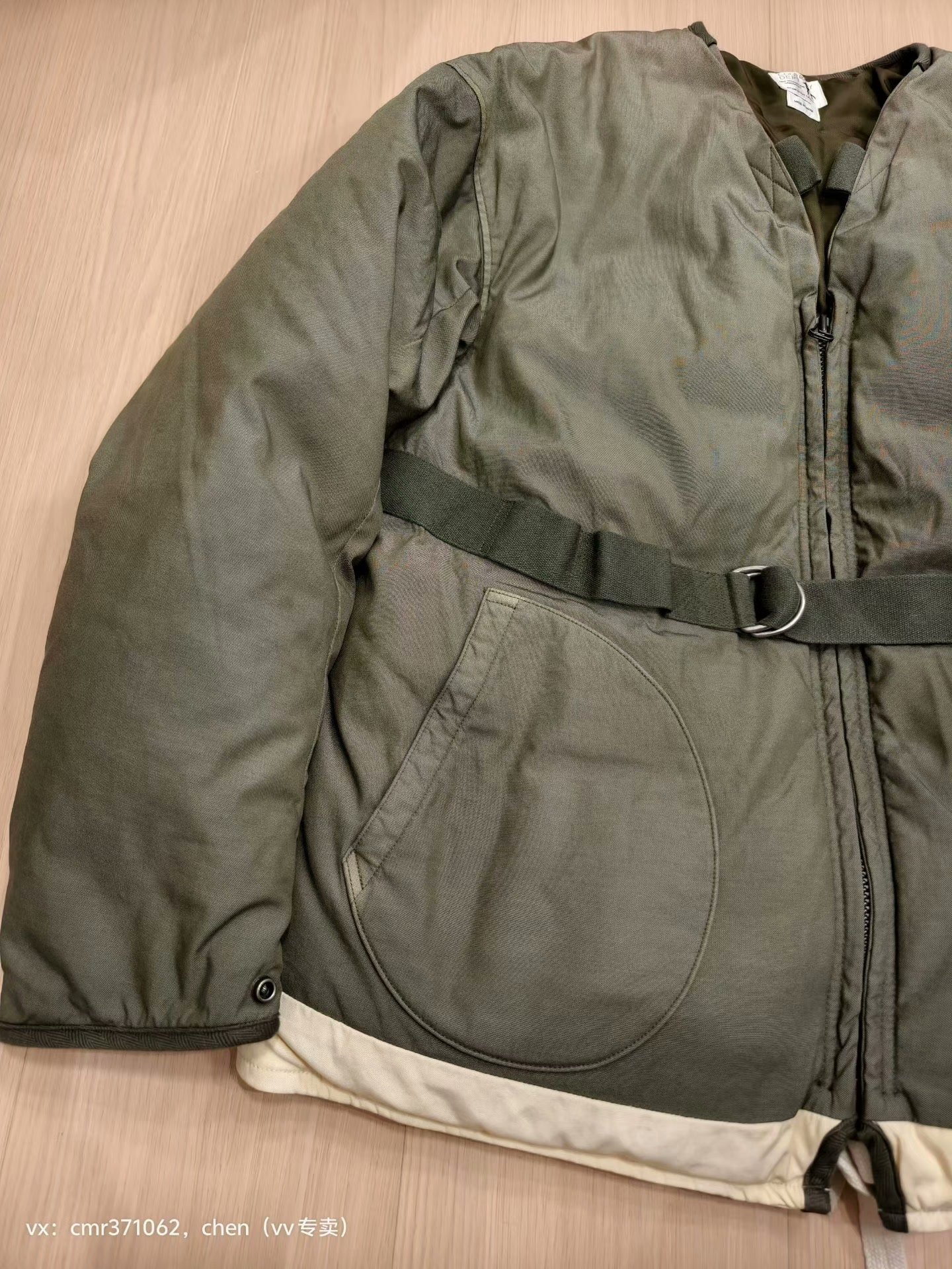 visvim 21 Harrier Down Jacket Military — front