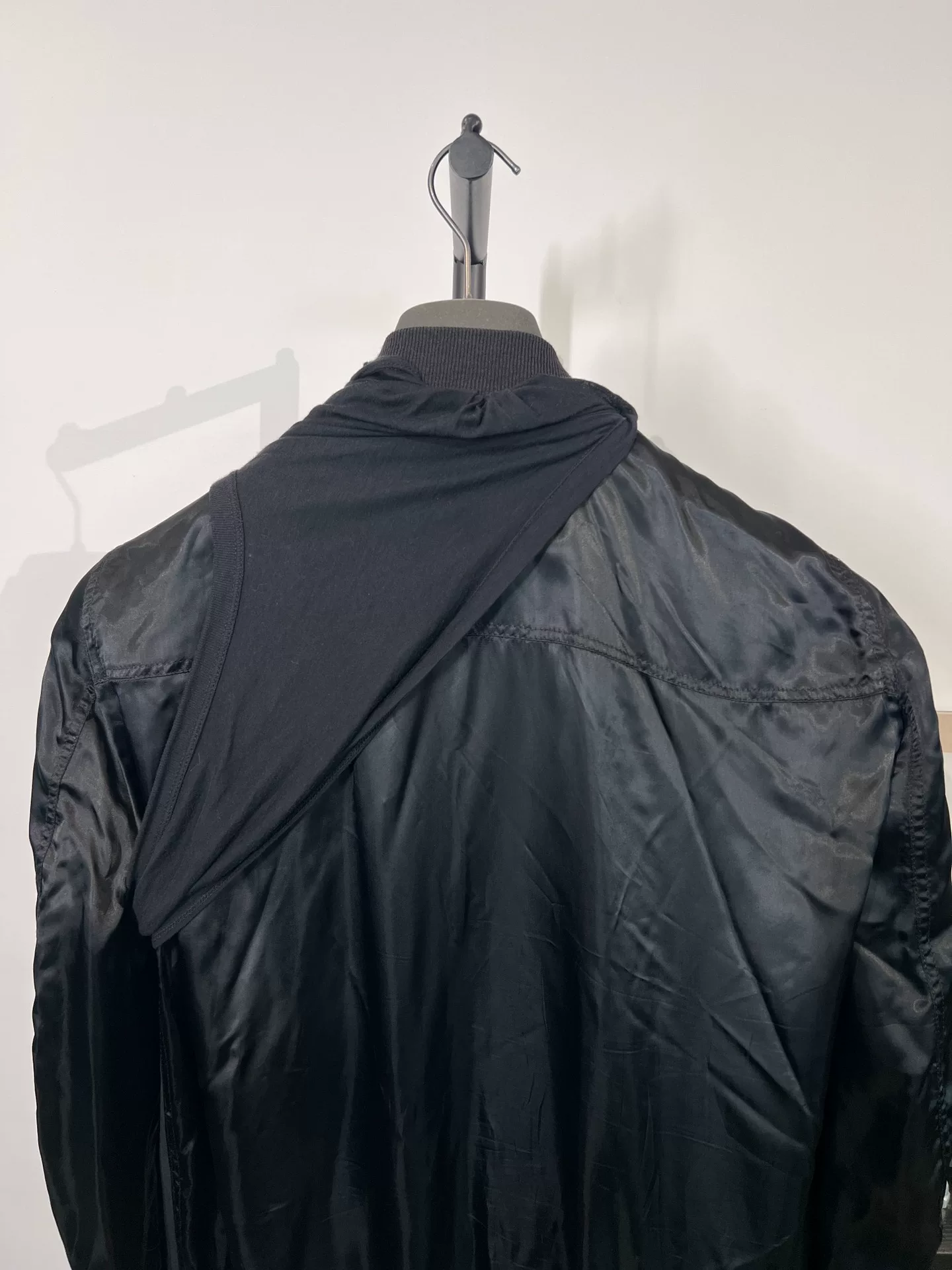 Rick Owens Silk Tassel Ma-1 Flight Jacket — back
