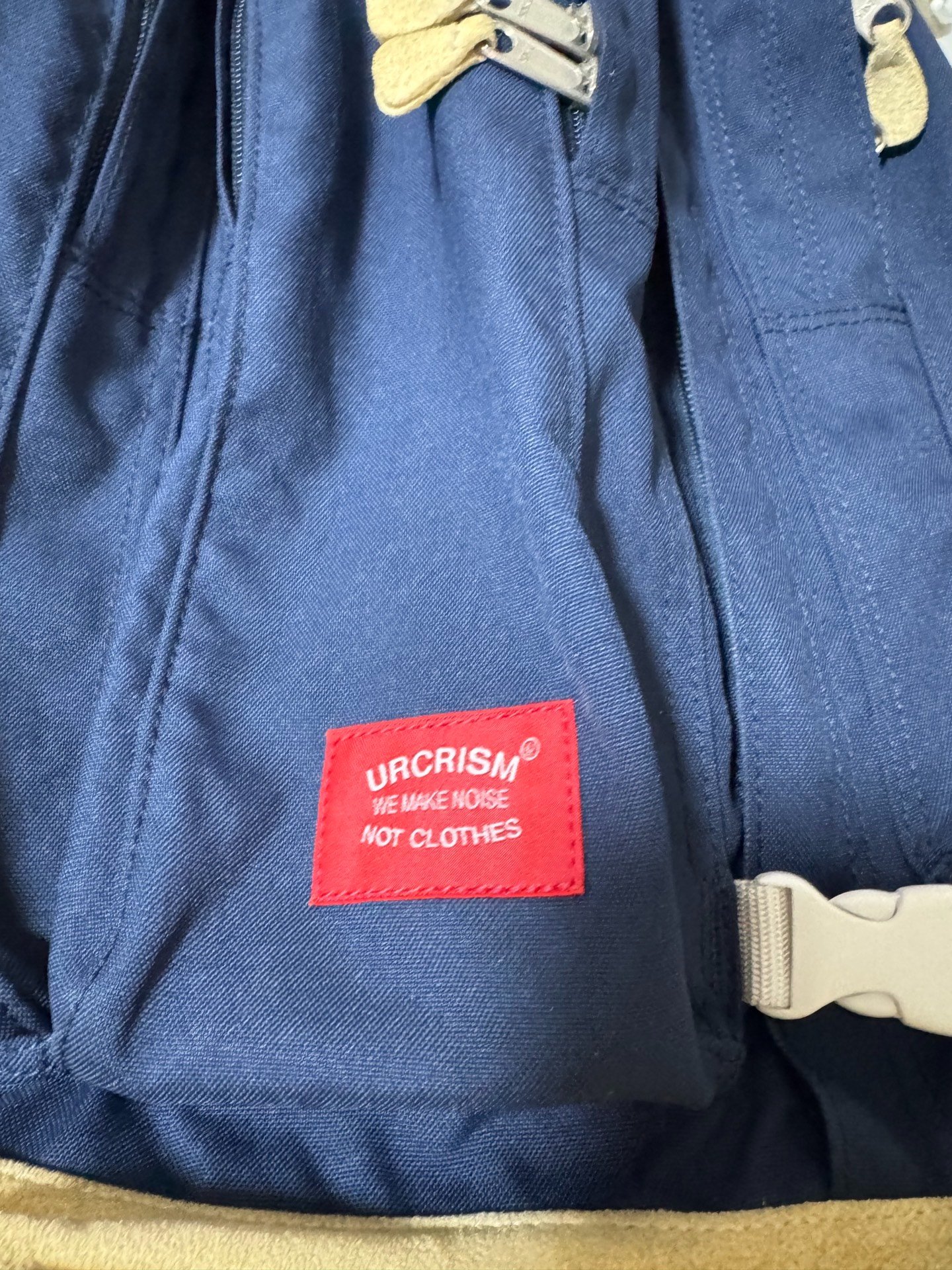 Undercover Multi-Pocket Embroidered Backpack — back