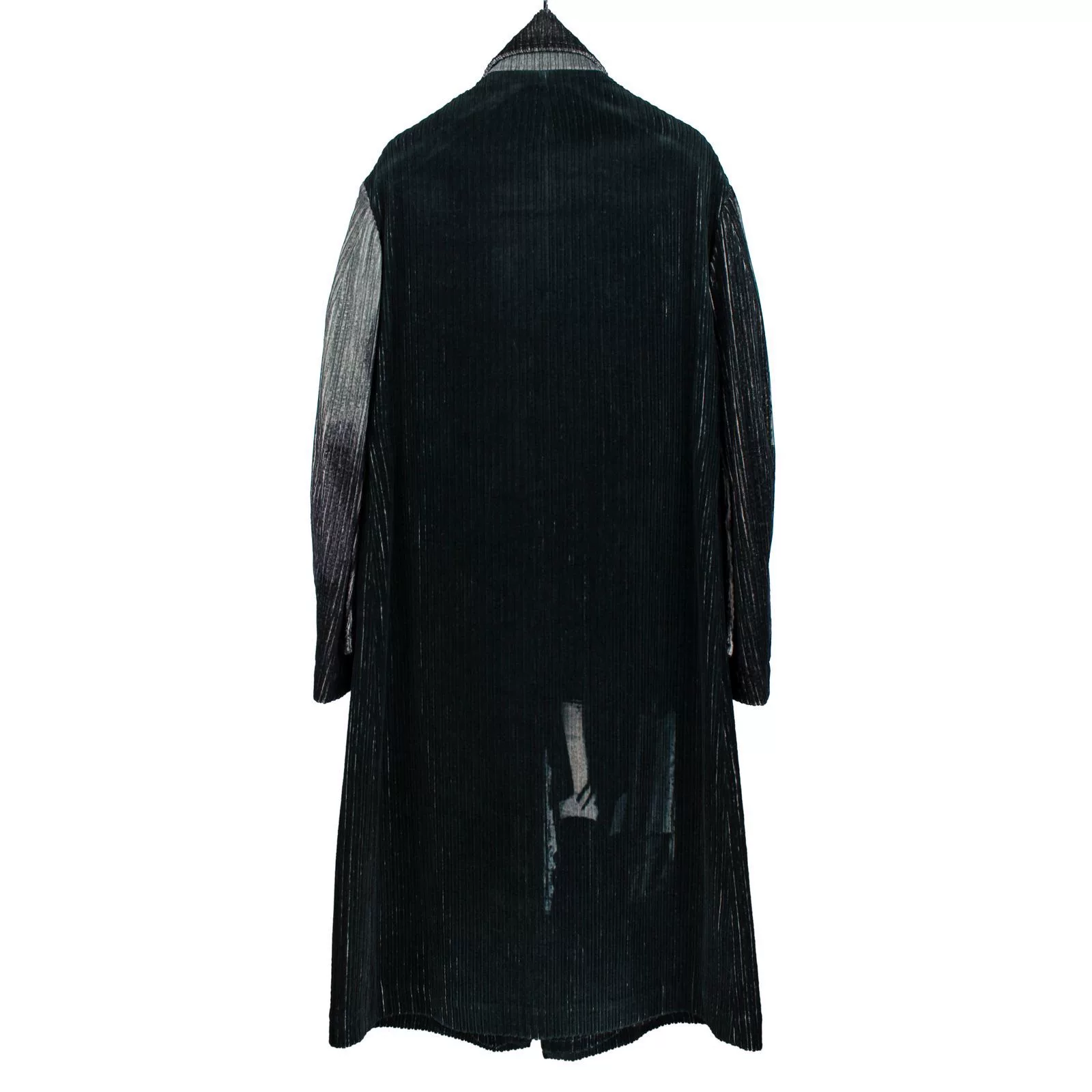 Yohji Yamamoto 22AW Beksinski Double-Layer Coat — label