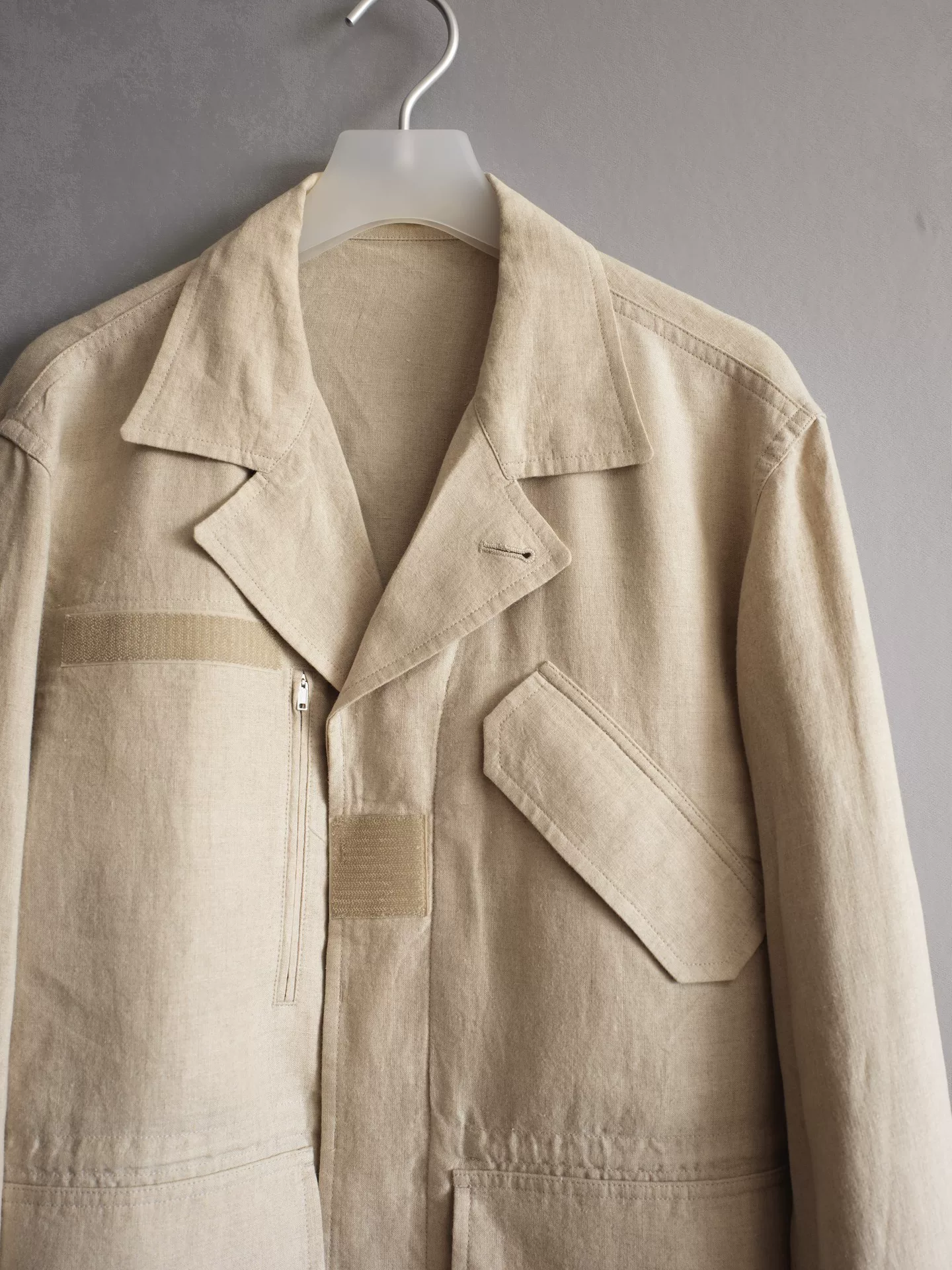 Yohji Yamamoto 04SS Drawstring Velcro Jacket — back