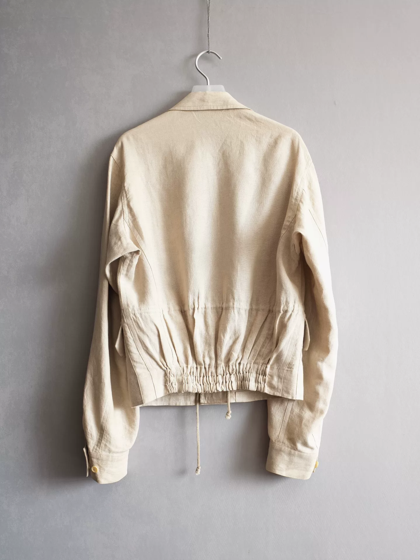 Yohji Yamamoto 04SS Drawstring Velcro Jacket — front