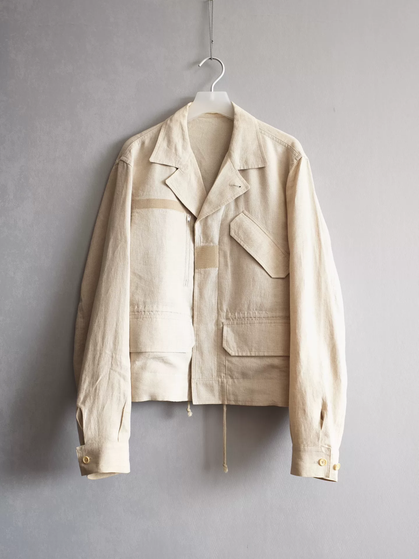 Yohji Yamamoto 04SS Drawstring Velcro Jacket