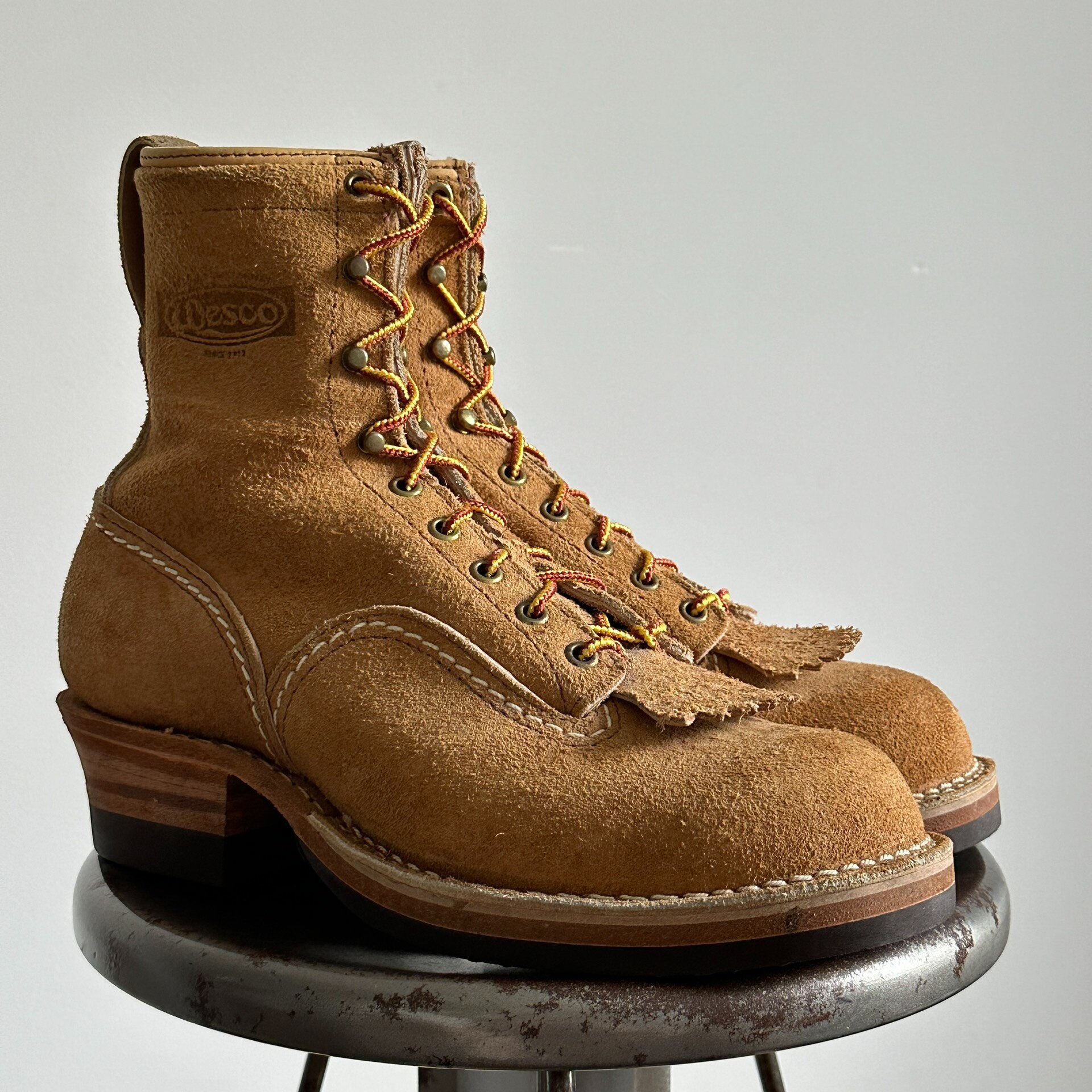 Wesco Jobmaster 7e Burlap Work Boots