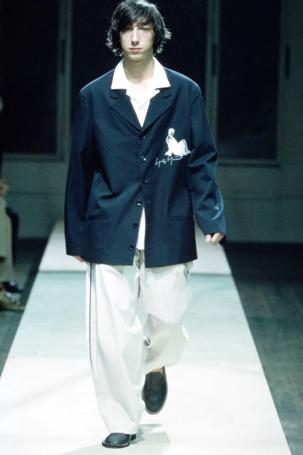 Yohji Yamamoto 24SS Triacetate 6B Jacket — detail