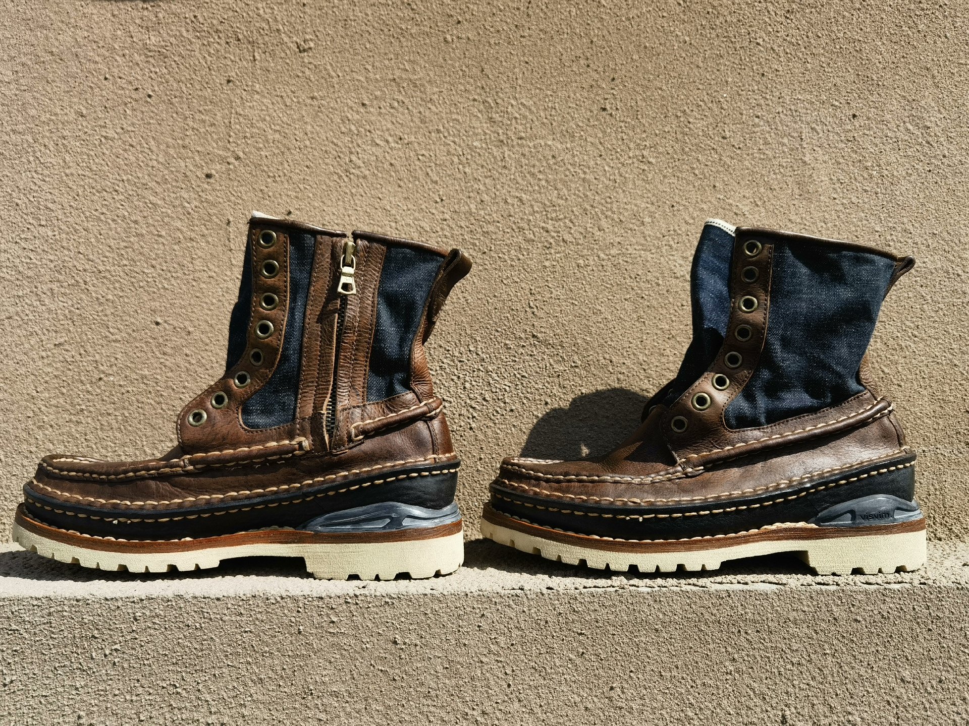 Visvim Grizzly Boots Isetan Limited — detail