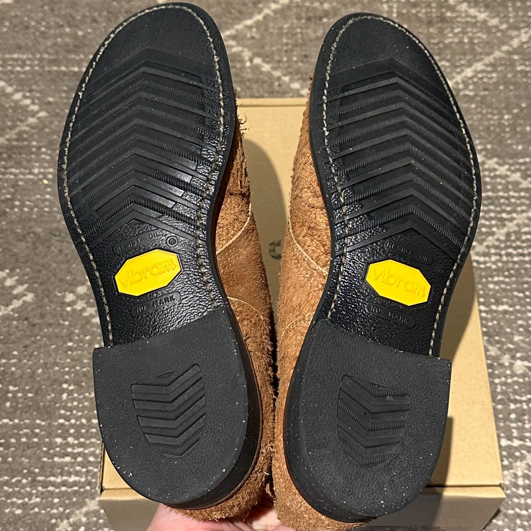 Lua × Skoob M-43 Suede Boot — label
