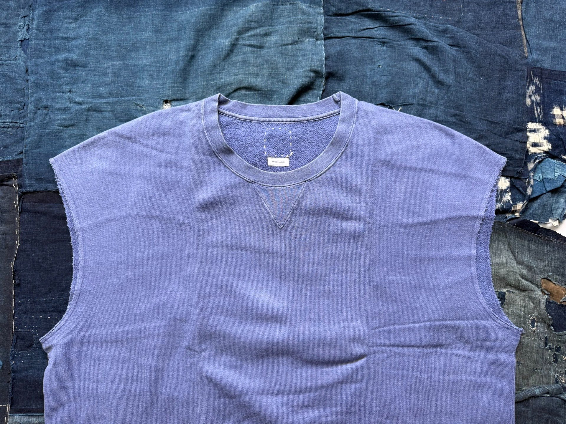 visvim 24SS Mondo Sweat Sleeveless Vest — back