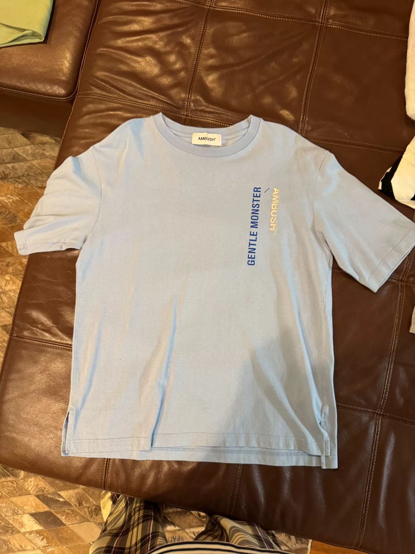 AMBUSH Oversized Light Blue T-shirt