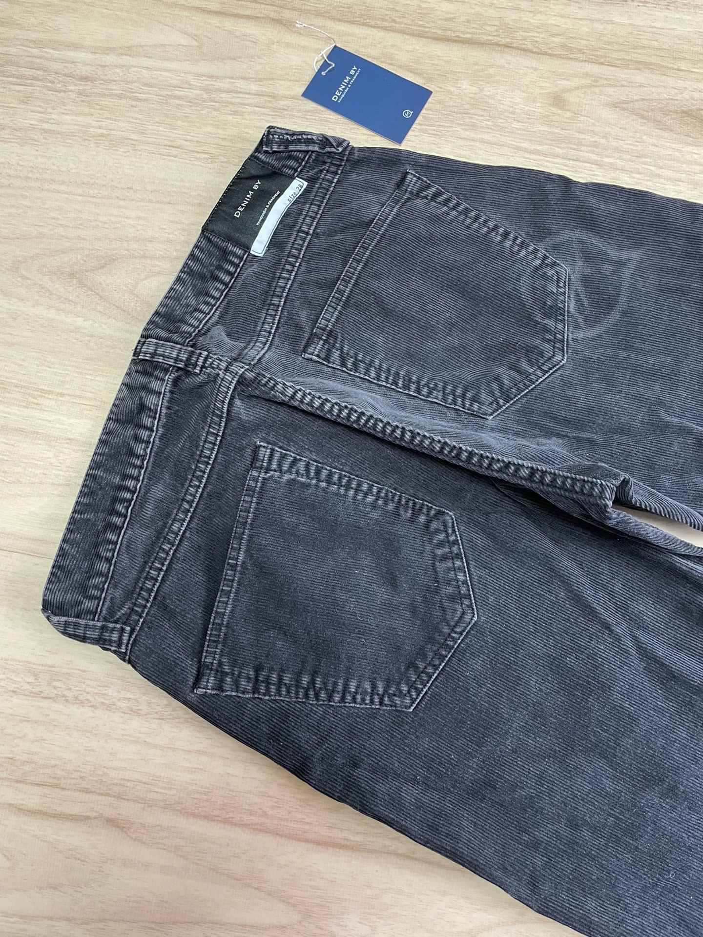 Vanquish Fragment Washed Corduroy Lightning Pants — label