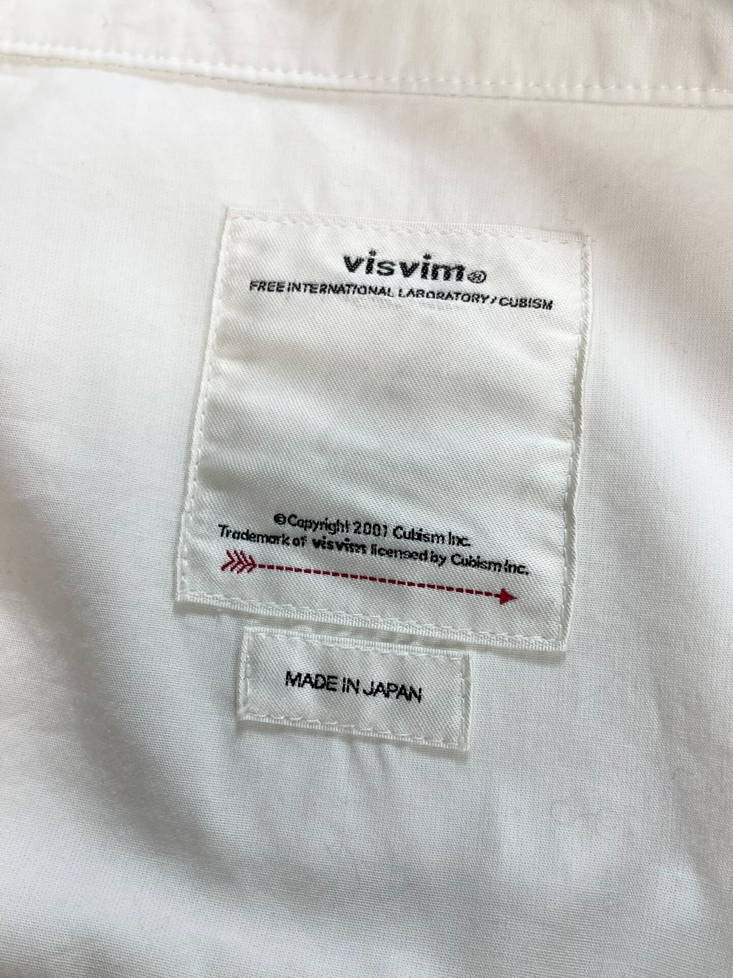VISVIM FOUR WINDS COAT — label