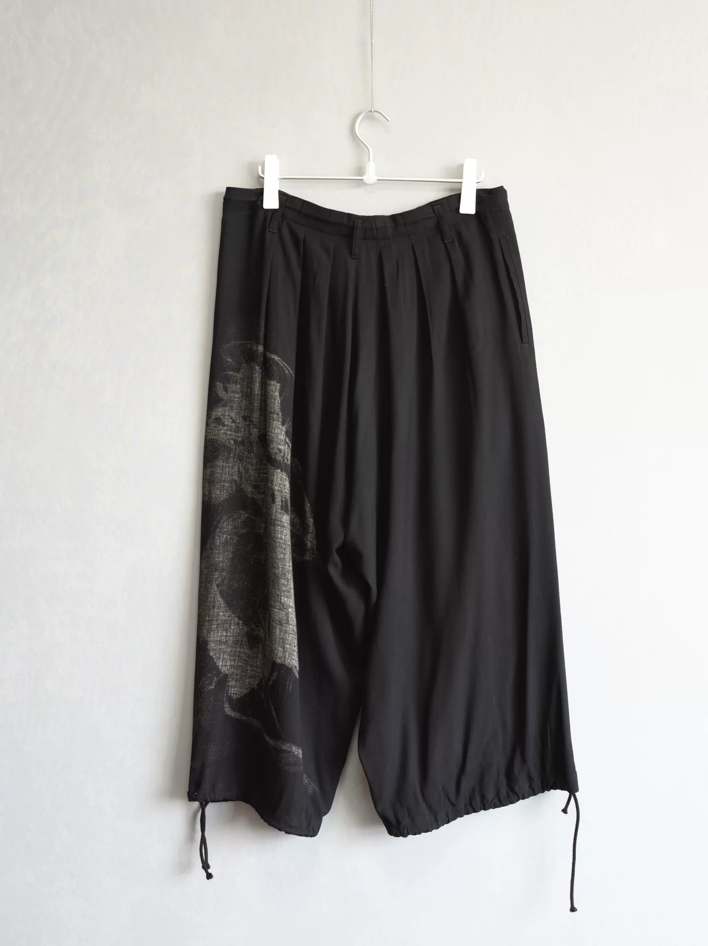 Yohji Yamamoto 18AW Silk Wool Balloon Pants