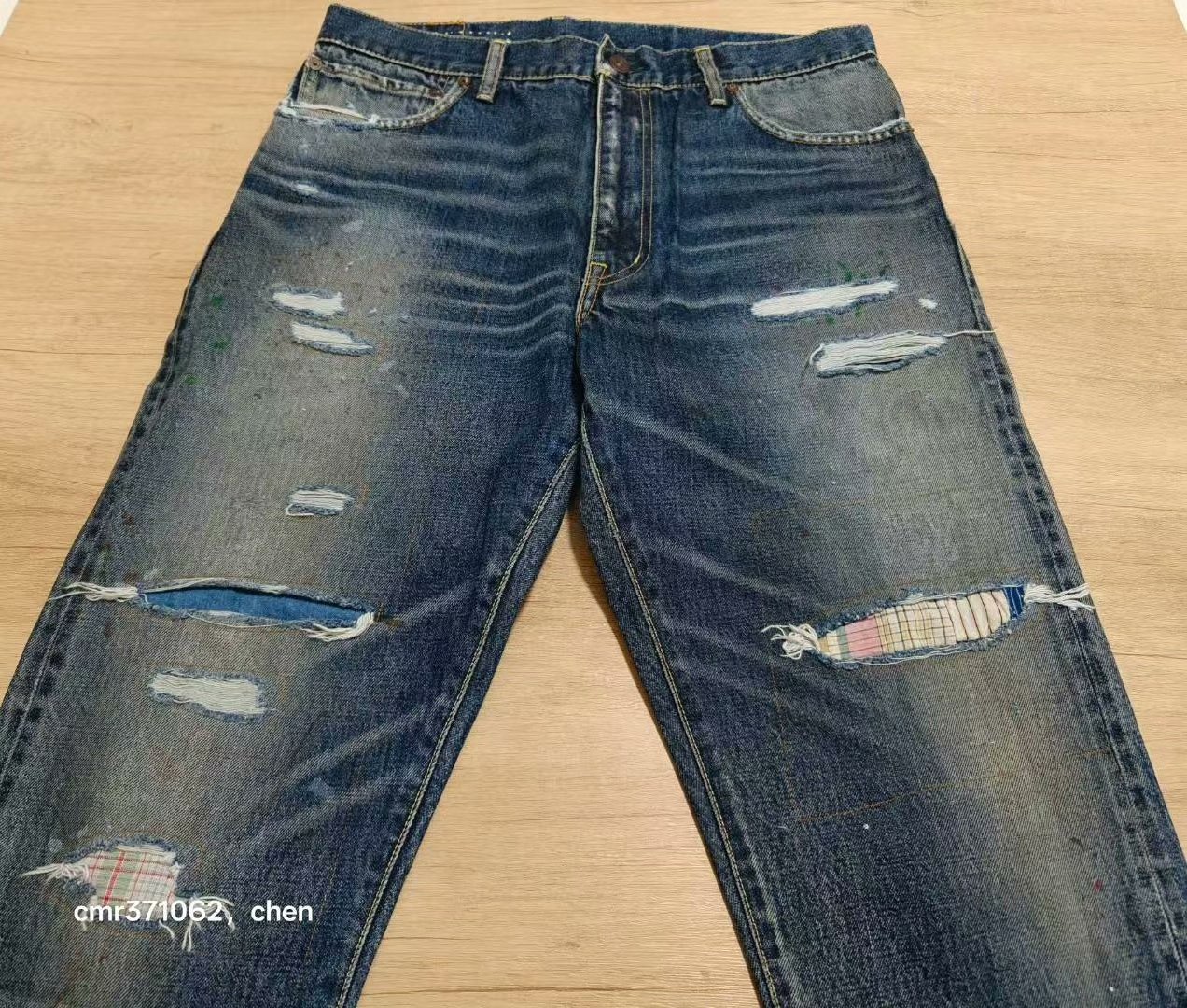 visvim 21 ICT Journeyman Tacked Crash Pants — back