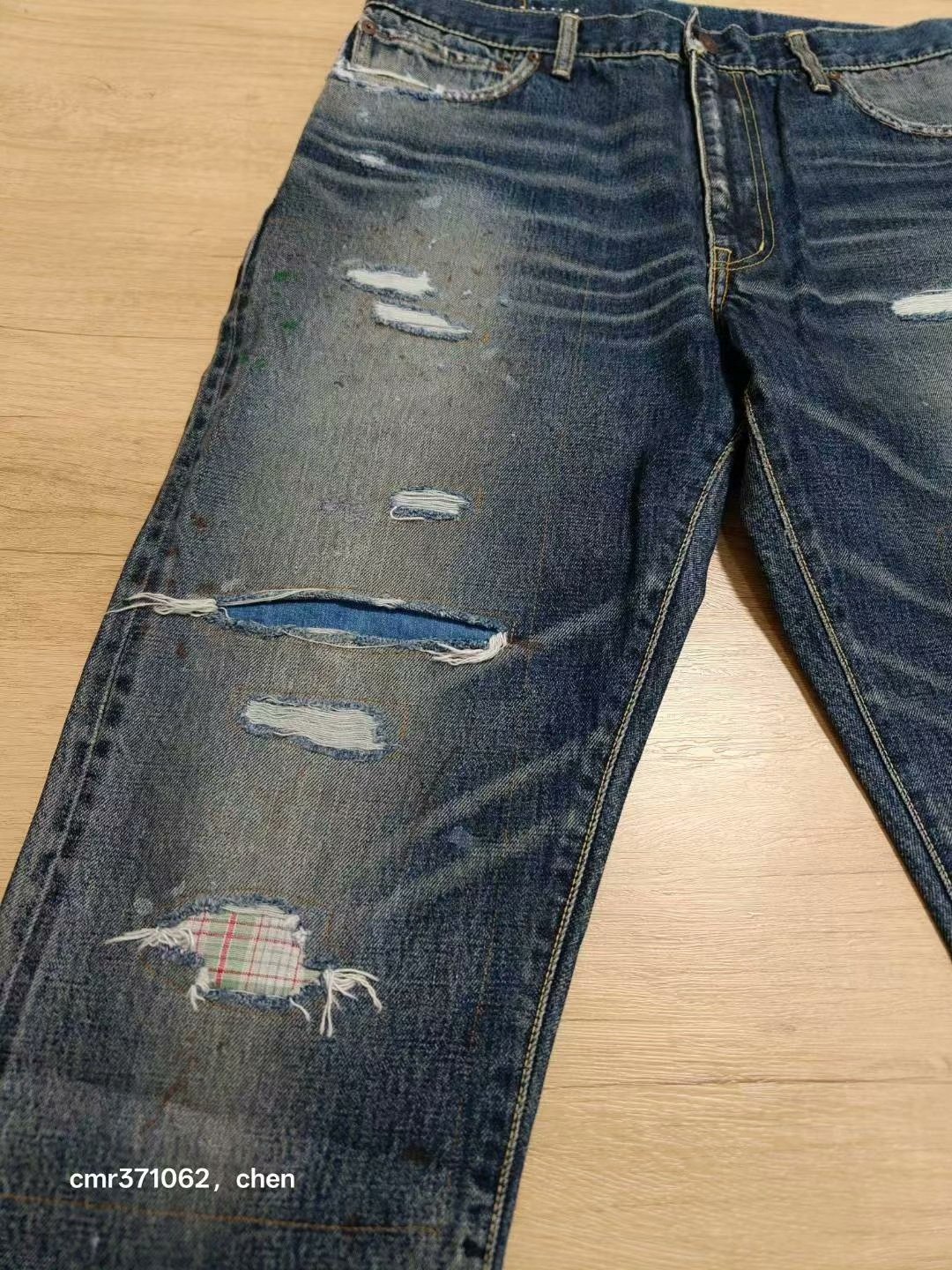 visvim 21 ICT Journeyman Tacked Crash Pants — front