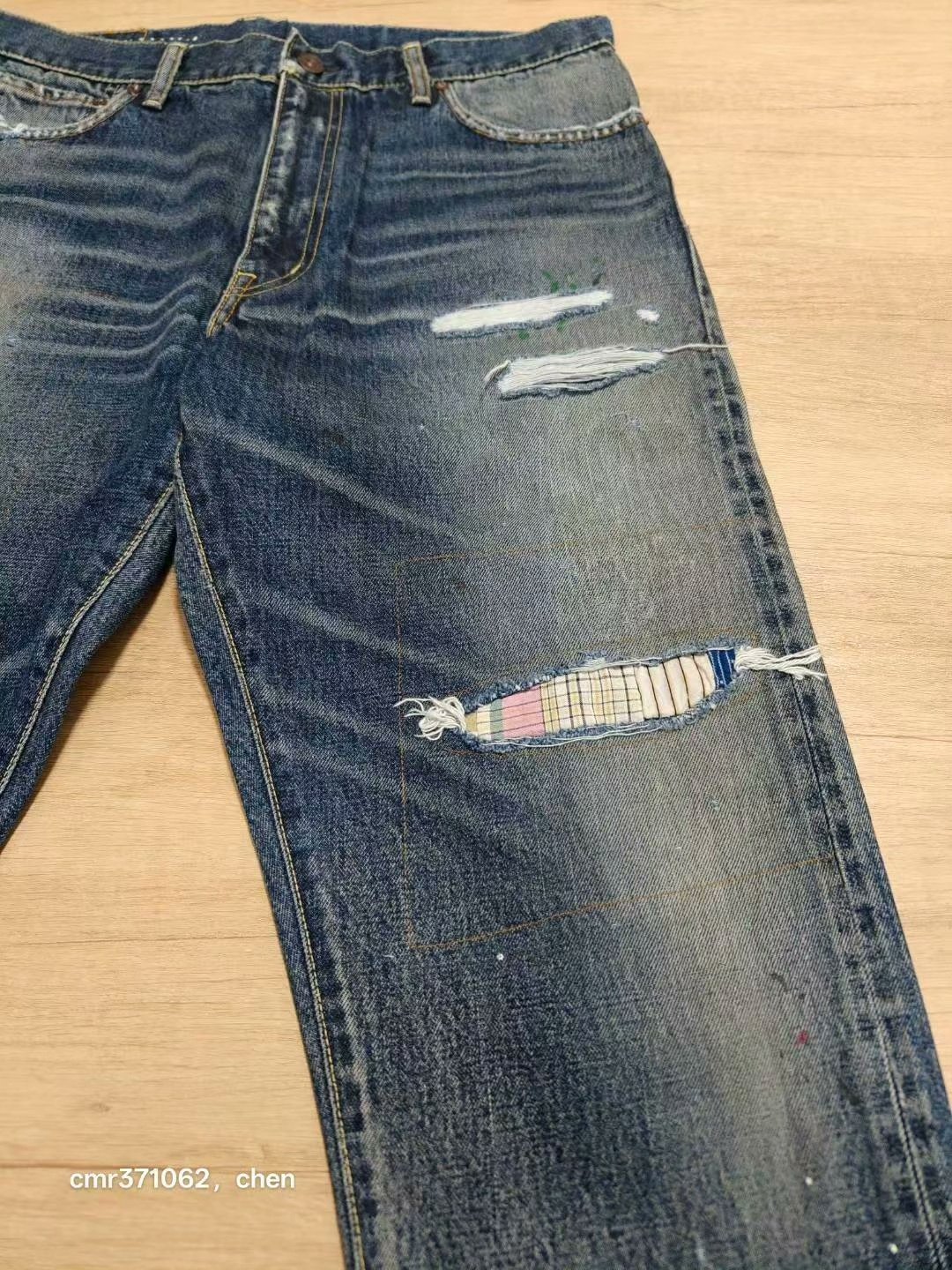 visvim 21 ICT Journeyman Tacked Crash Pants — detail