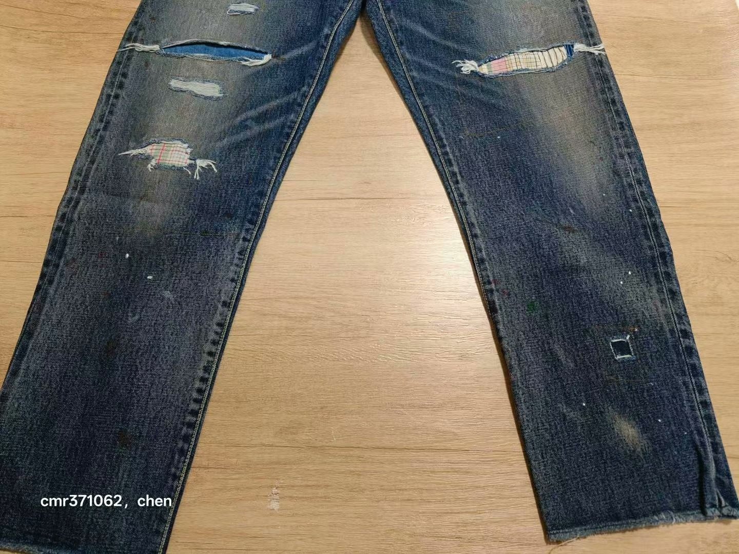 visvim 21 ICT Journeyman Tacked Crash Pants — label