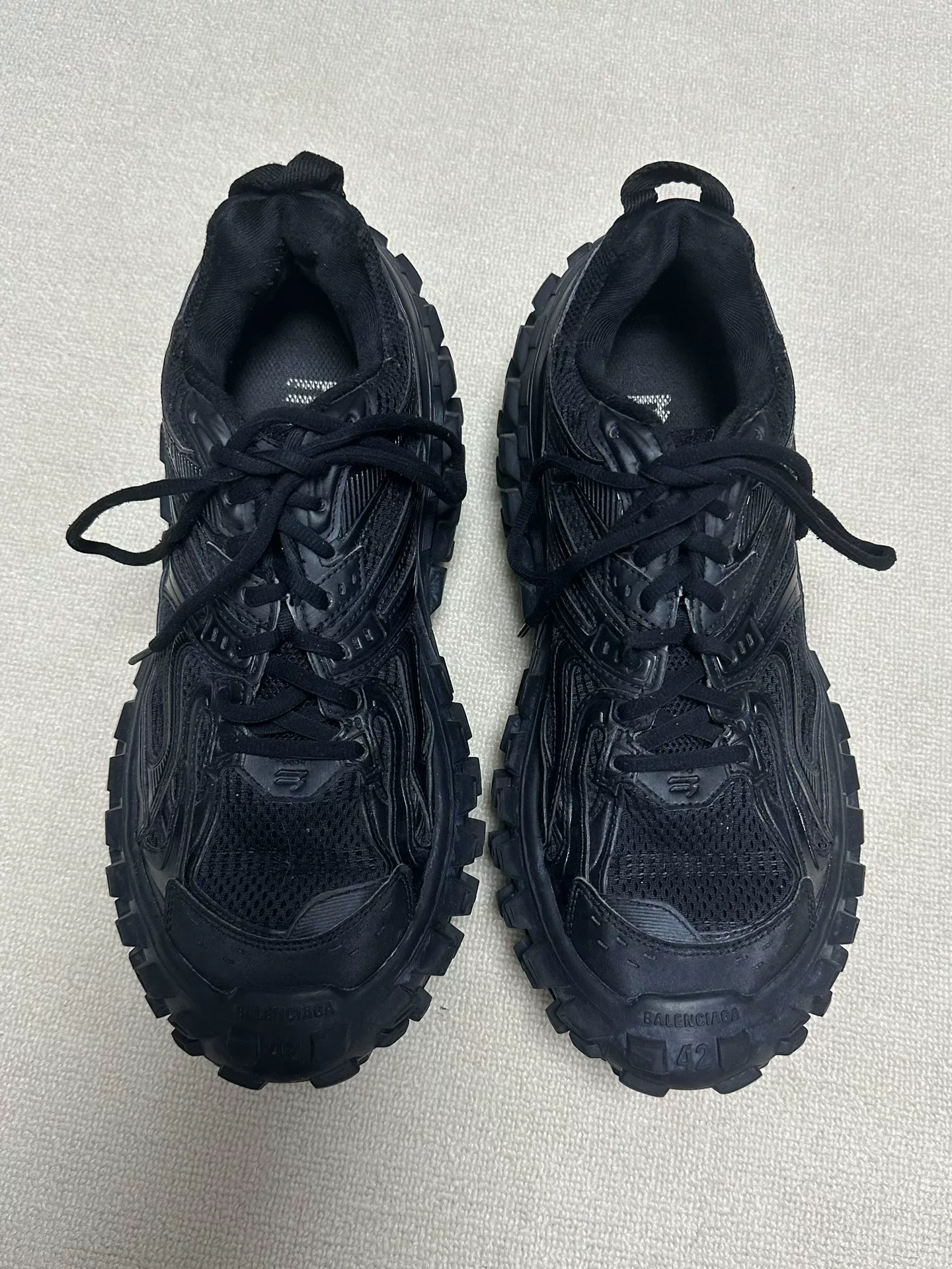 Balenciaga Defender Low-Top Sneakers — front