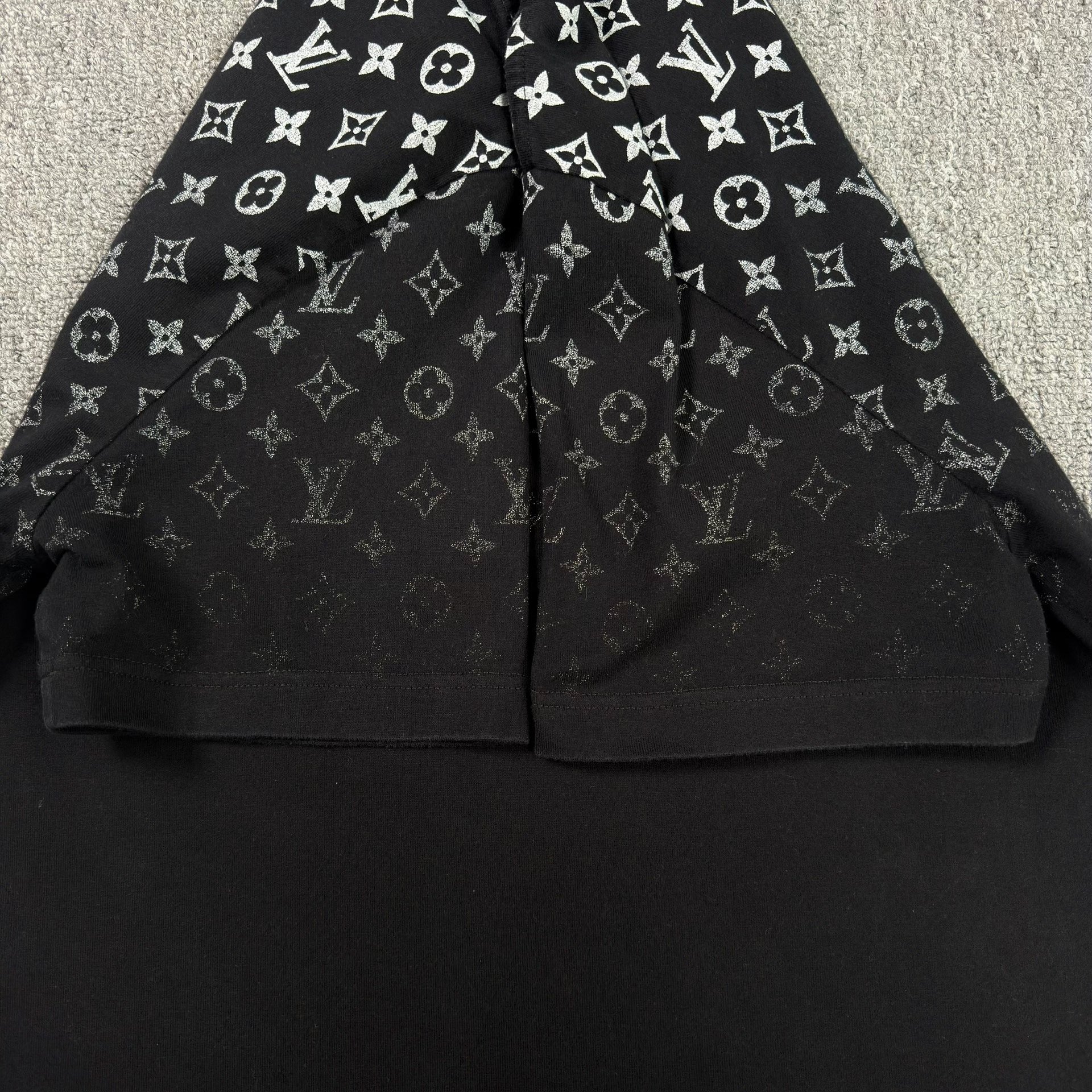 Louis Vuitton Gradient Monogram Black Shirt — back
