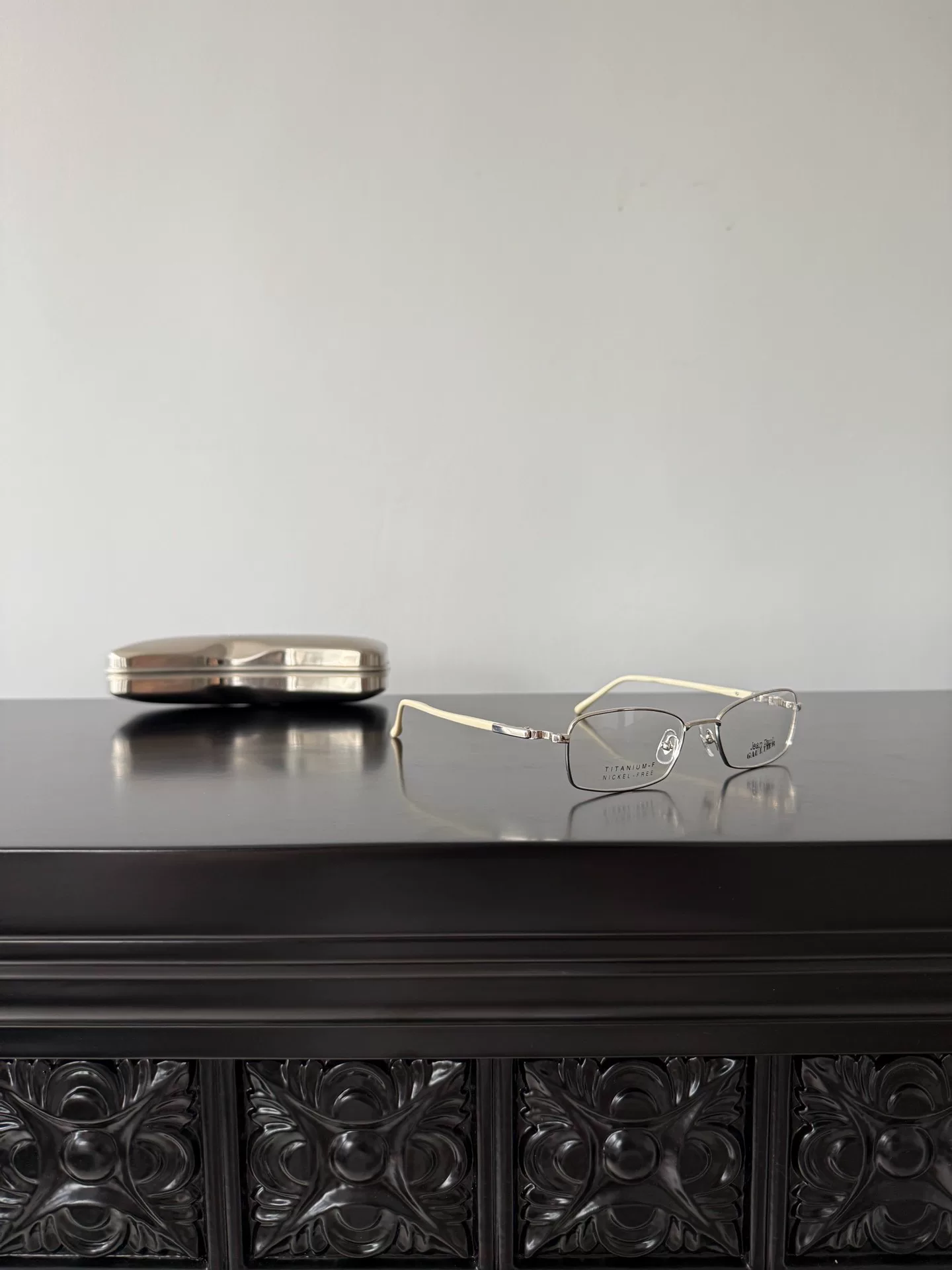 Jean Paul Gaultier JPG Futuristic Tech Glasses — label