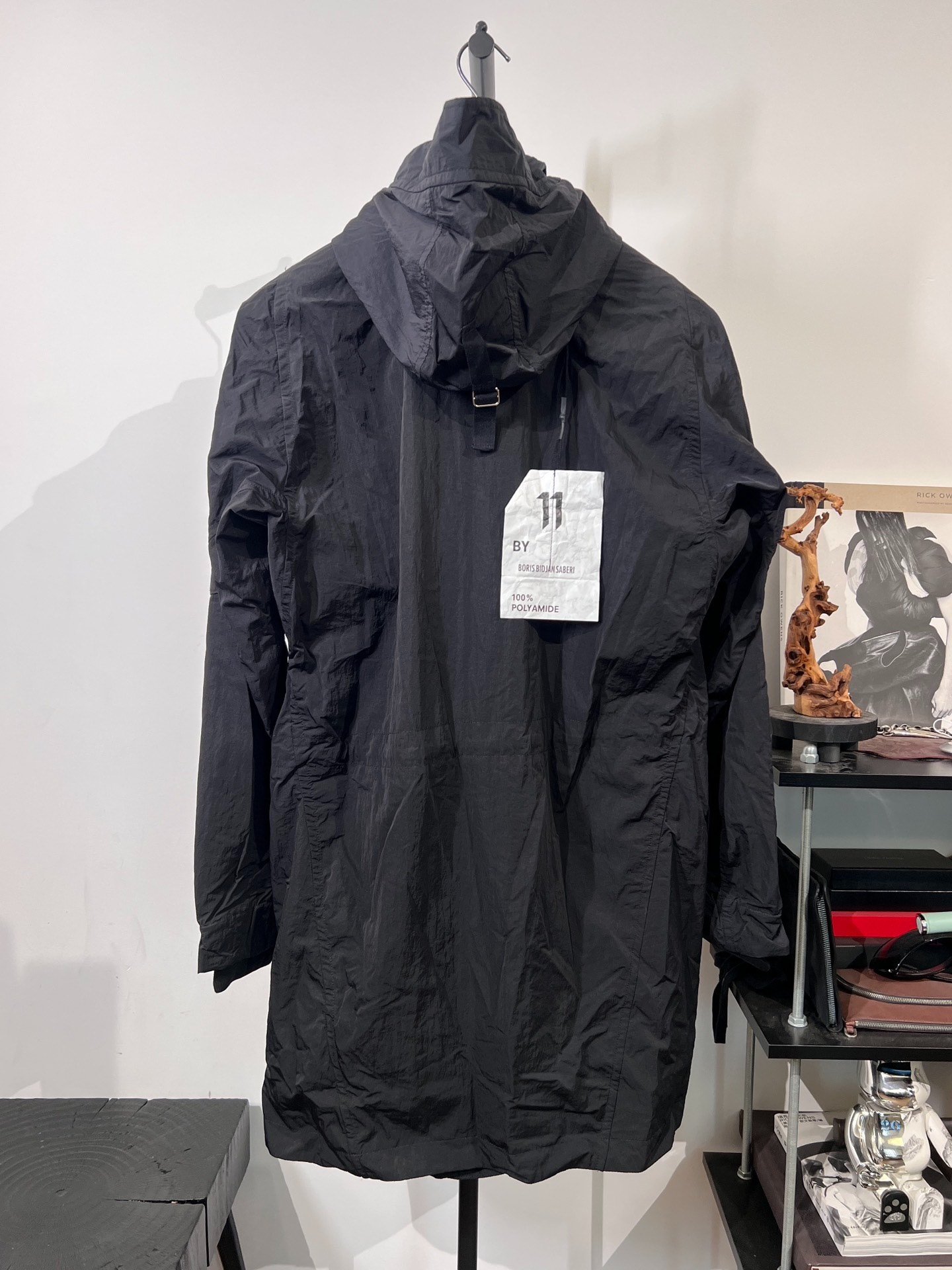 Boris Bidjan Saberi 11by bbs J4 Nylon Coat — detail