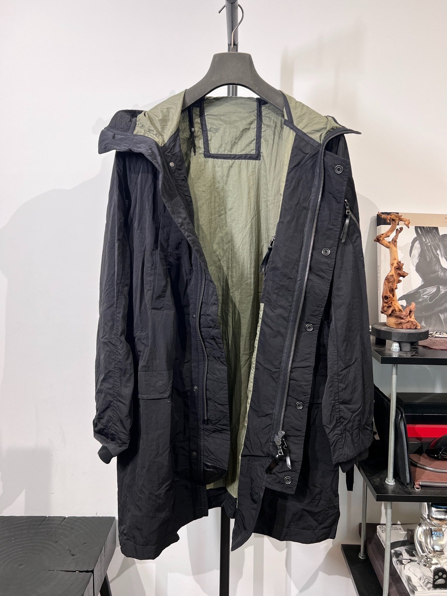 Boris Bidjan Saberi 11by bbs J4 Nylon Coat — front