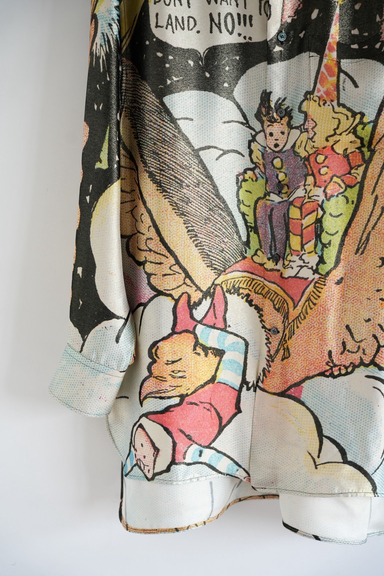 Lanvin 20SS Nemo Print Shirt — label