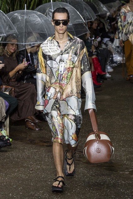 Lanvin 20SS Nemo Print Shirt — detail