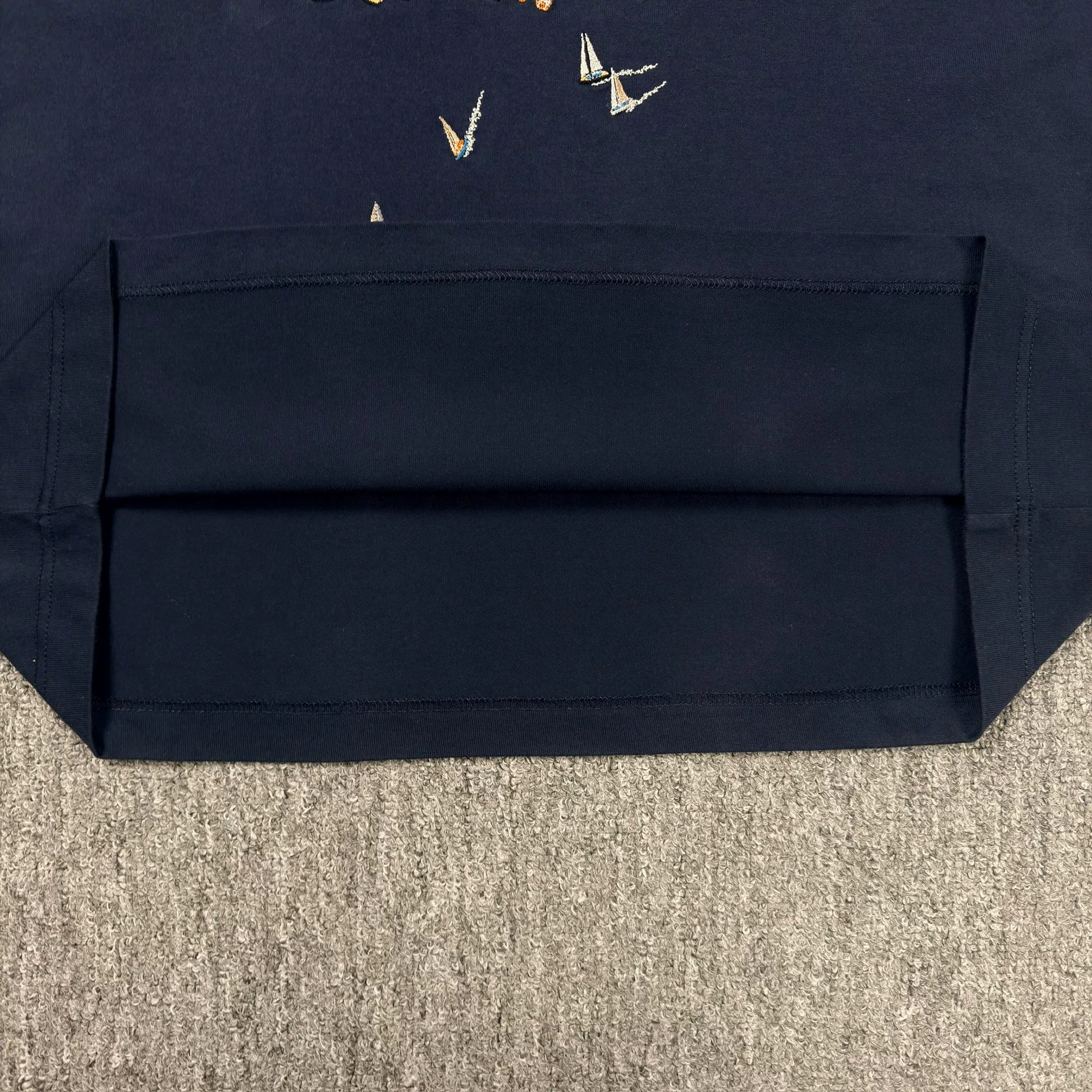 LV Origami Crane Embroidery Short-Sleeve T-shirt — back