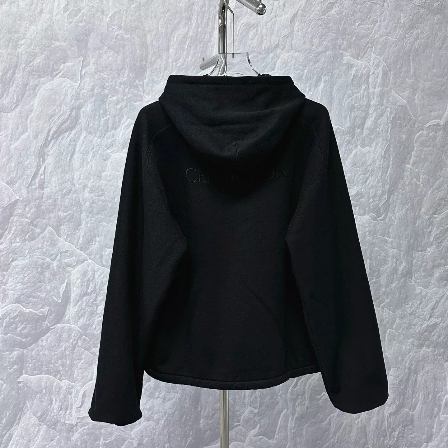 Dior All-Over Logo Hooded Jacket — back