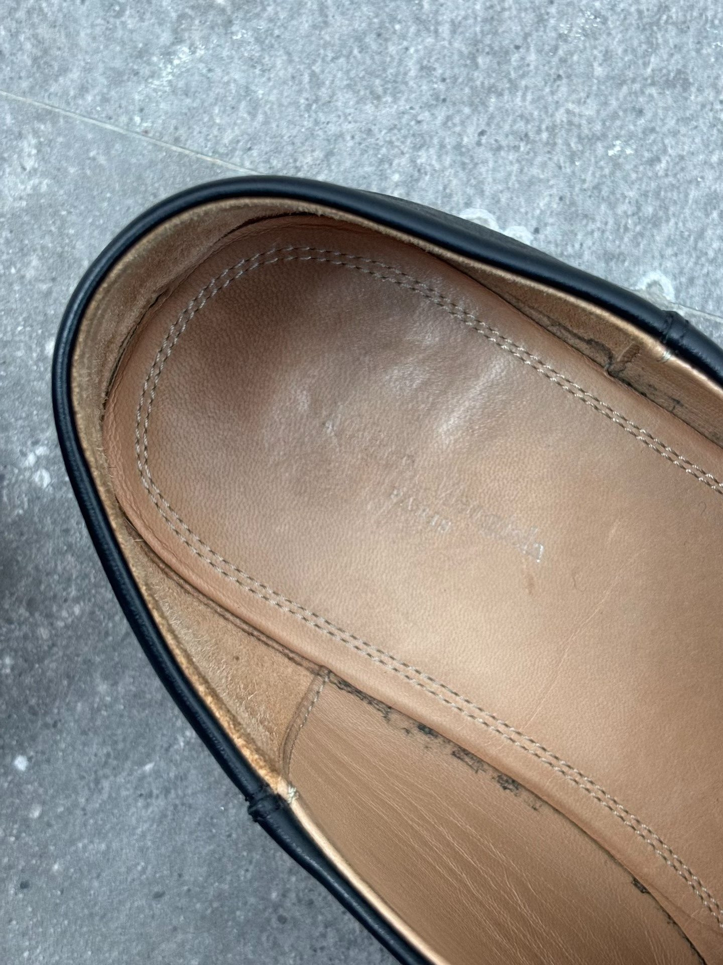 Maison Margiela Tabi Split-Toe Mules — detail