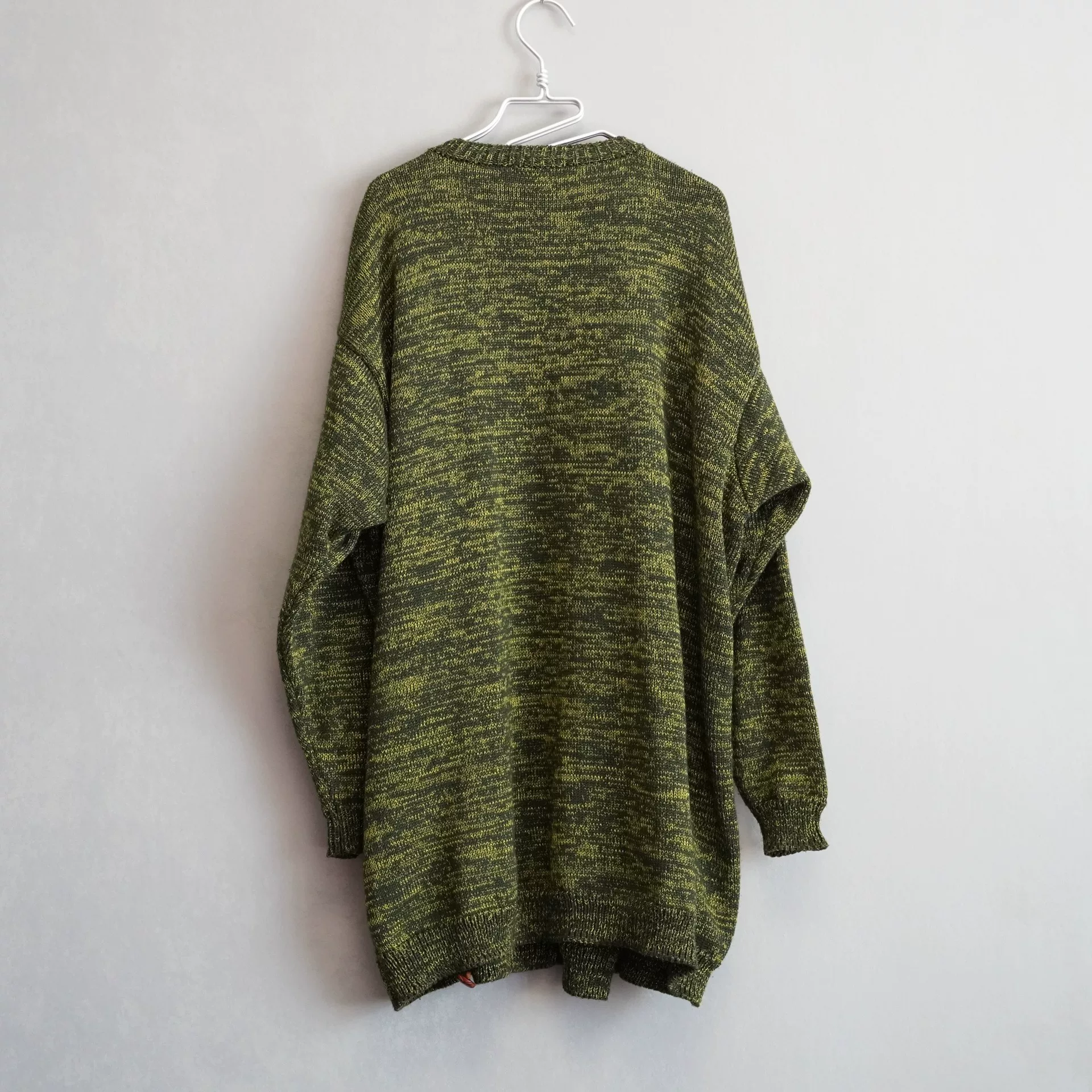 Yohji Yamamoto 80SS Oversized Wooden Button Cardigan — front