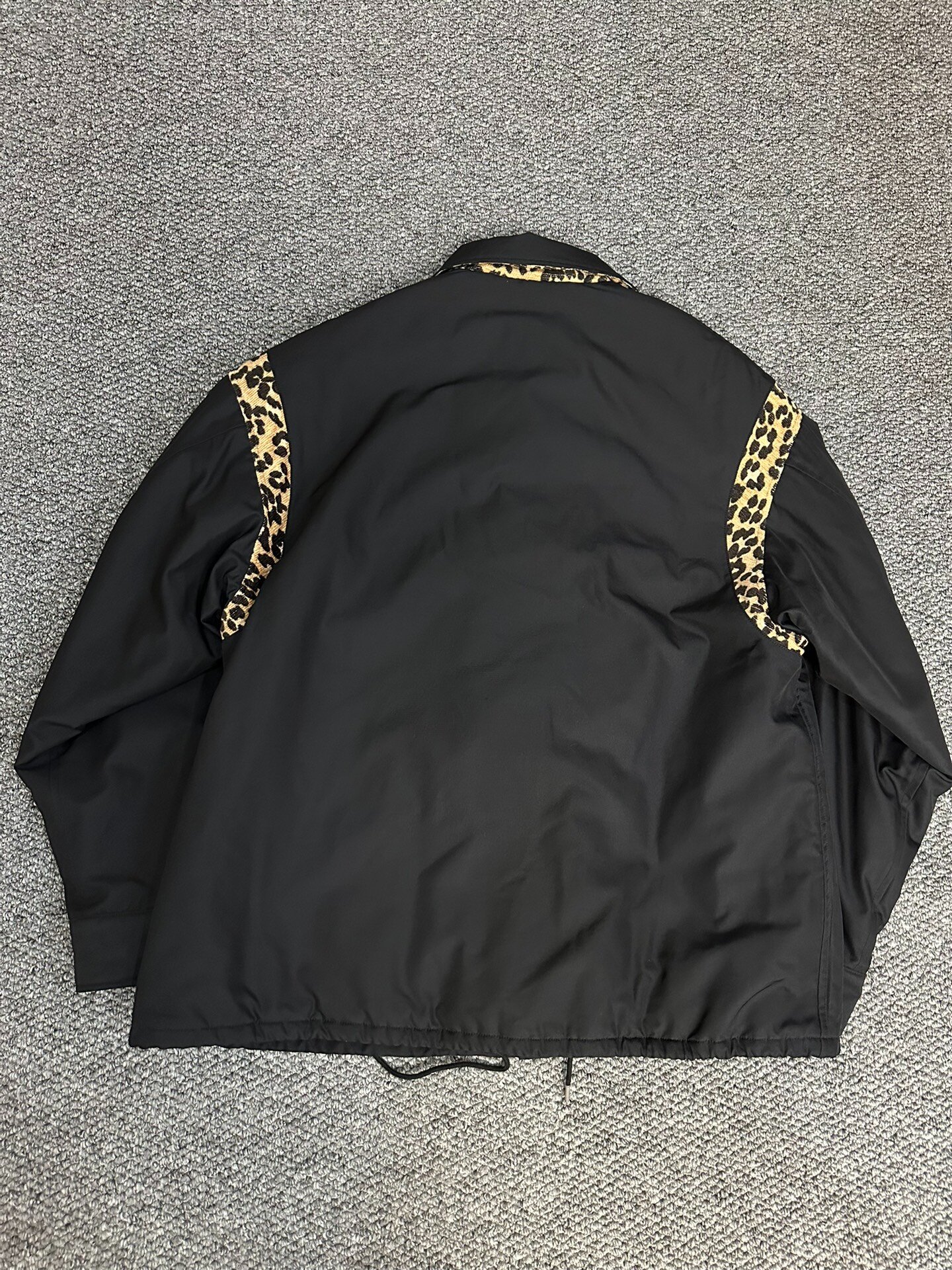 visvim Leopard Print Coach Jacket — back