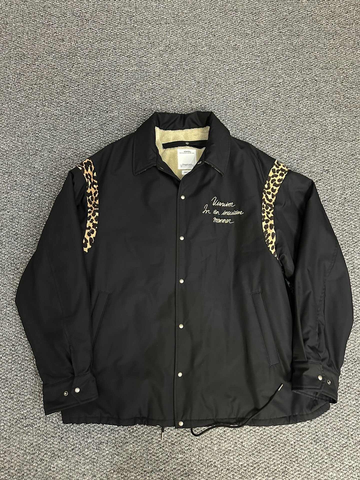 visvim Leopard Print Coach Jacket