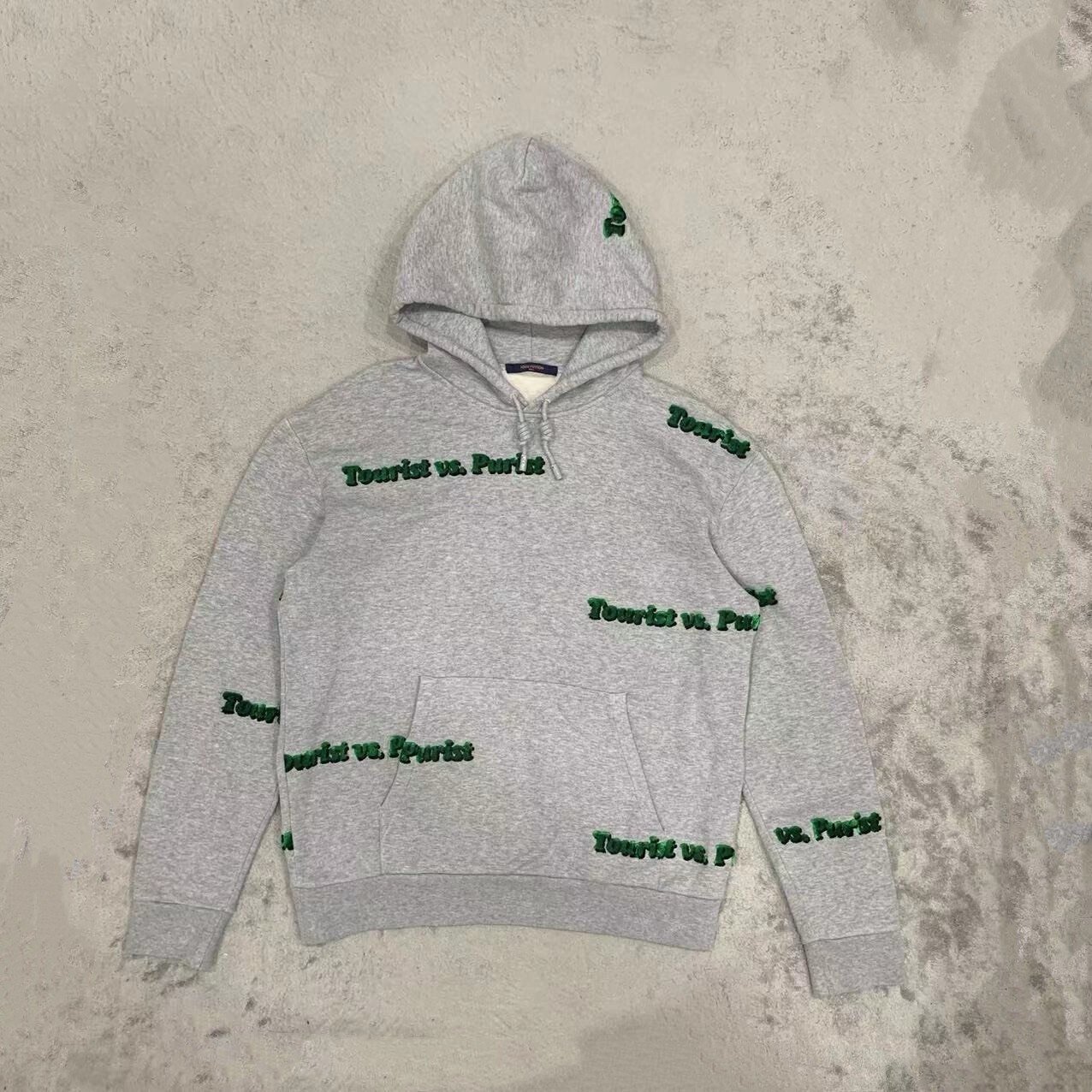 Louis Vuitton Gray Tourist vs. Purist Hoodie