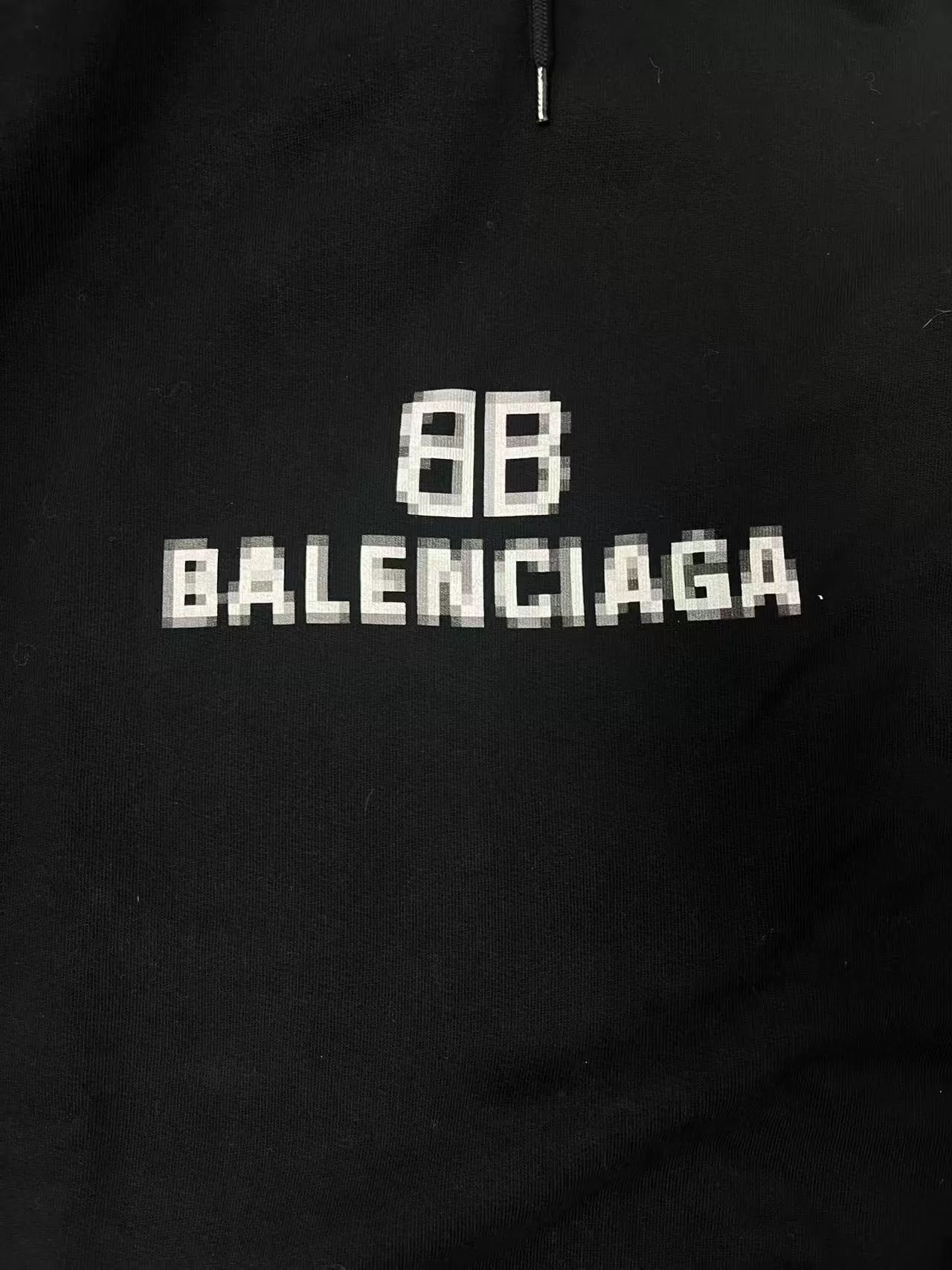 Balenciaga Logo Hoodie — detail
